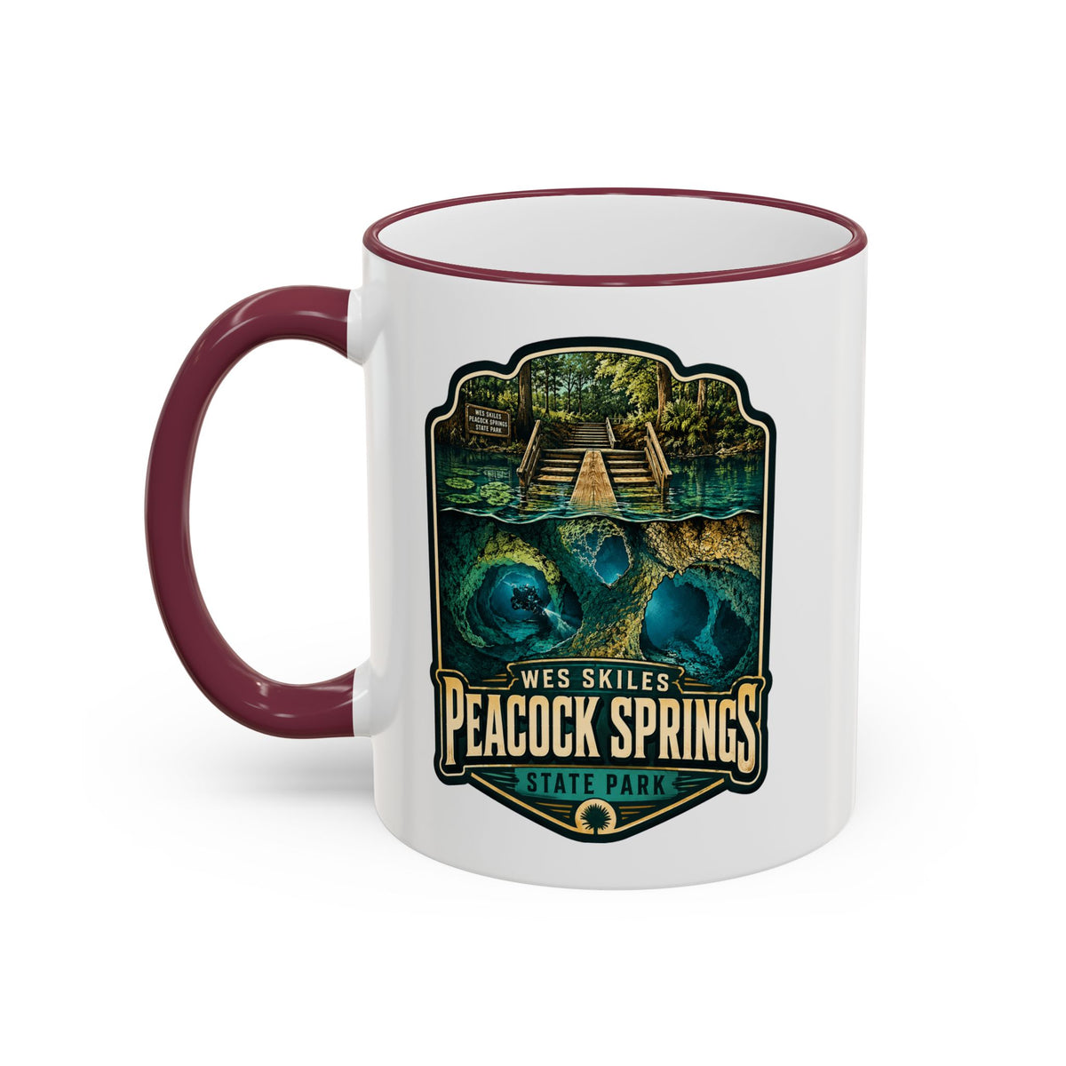 Peacock Springs — Accent Rim & Handle 11oz/15oz
