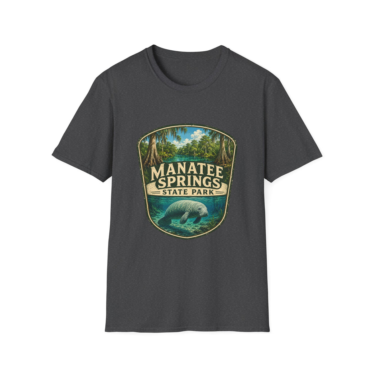 Manatee Springs State Park T-Shirt — Vintage Park Badge Tee