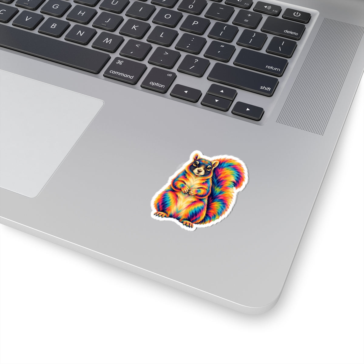 Rainbow Psychedelic Squirrel Sticker
