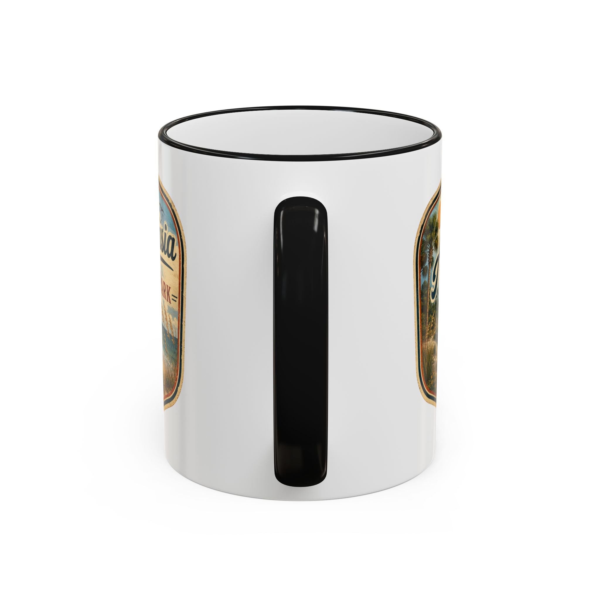 Anastasia Vintage Mug — Accent Rim & Handle 11oz/15oz