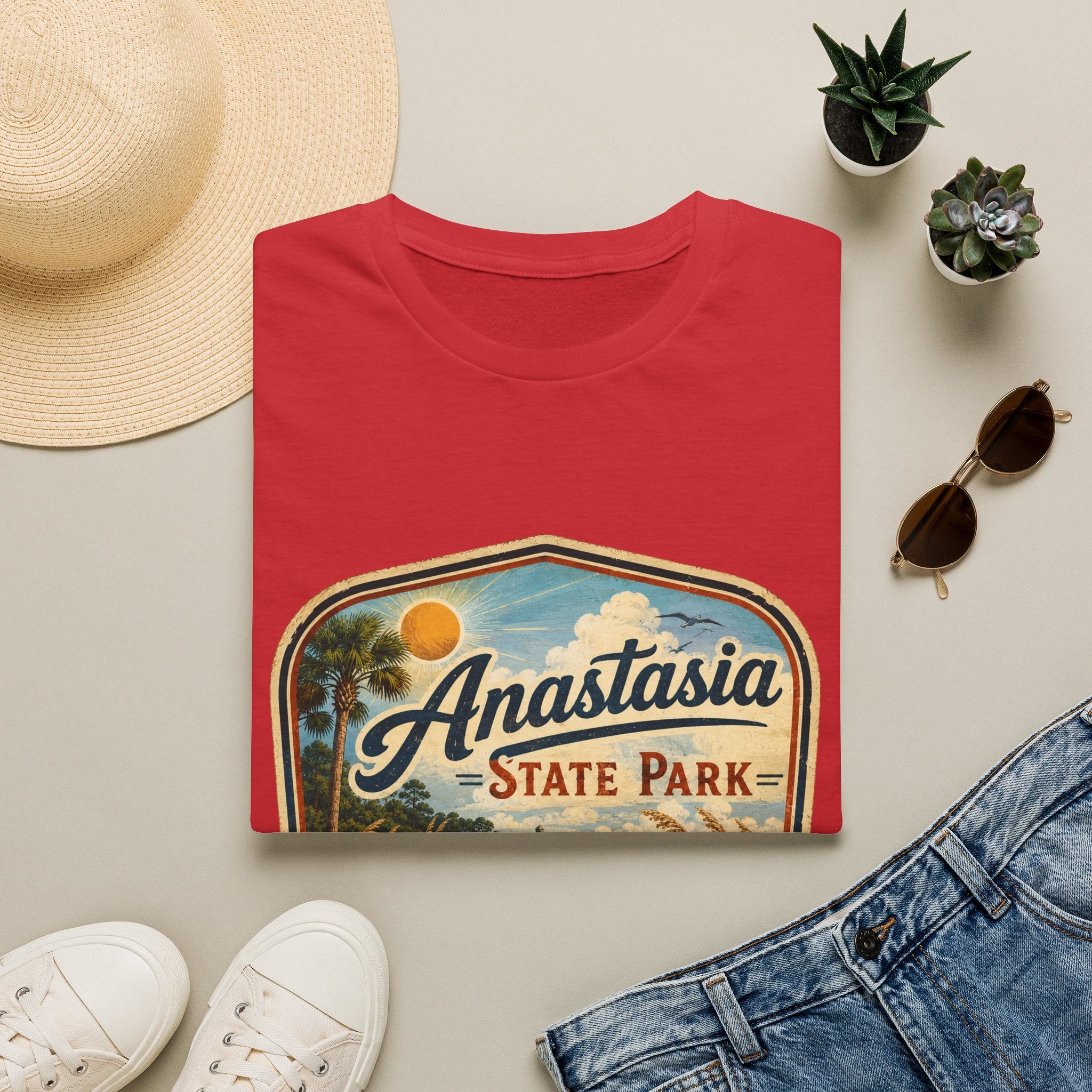 Anastasia State Park — Retro Beach Park Tee