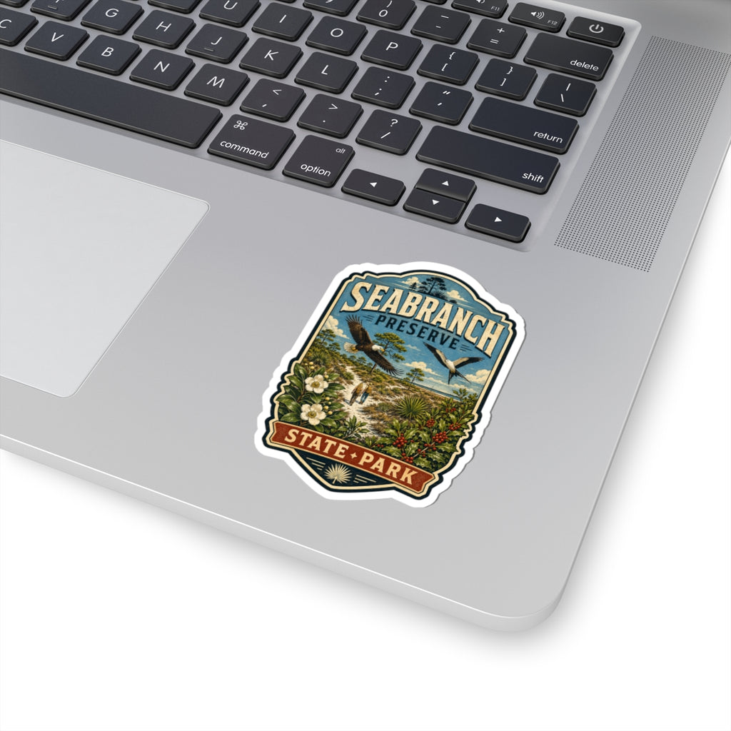 Seabranch Preserve State Park Sticker — Vintage Nature Park Decal
