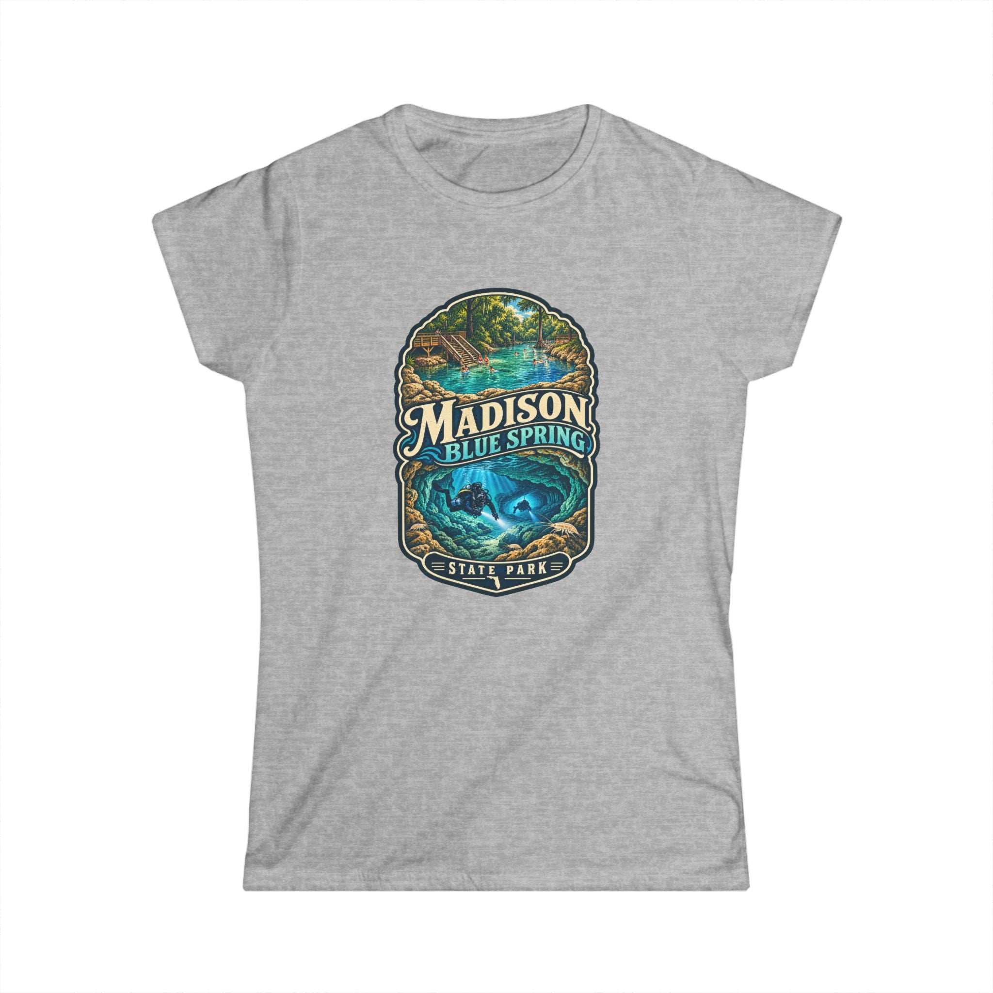 Madison Blue Spring- Vintage Tee