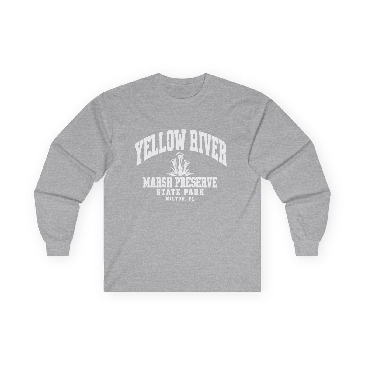 Vintage Florida Wetlands Park Emblem- Long Sleeve Tee
