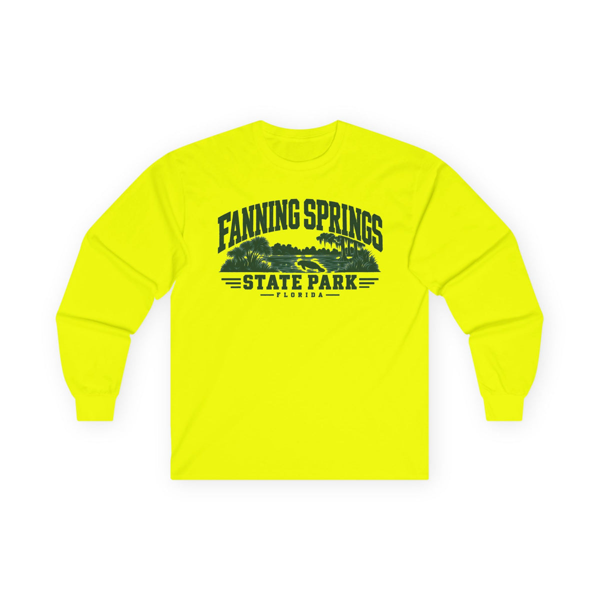 Fanning Springs State Park Official Logo- Long Sleeve Tee