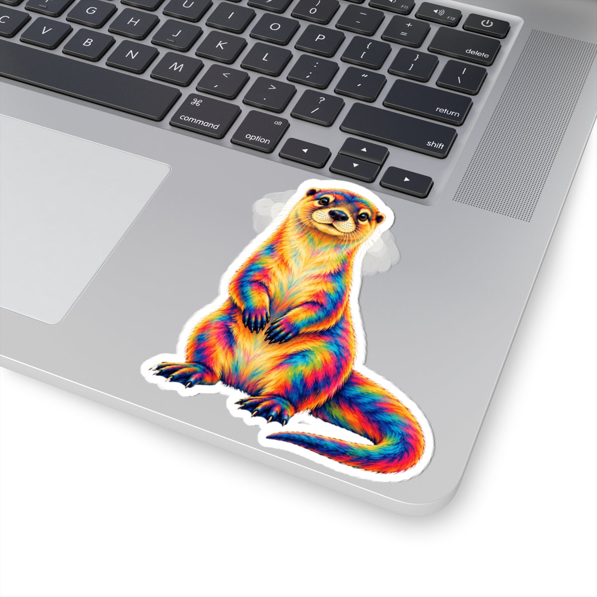 Rainbow Vigilant Otter Sticker