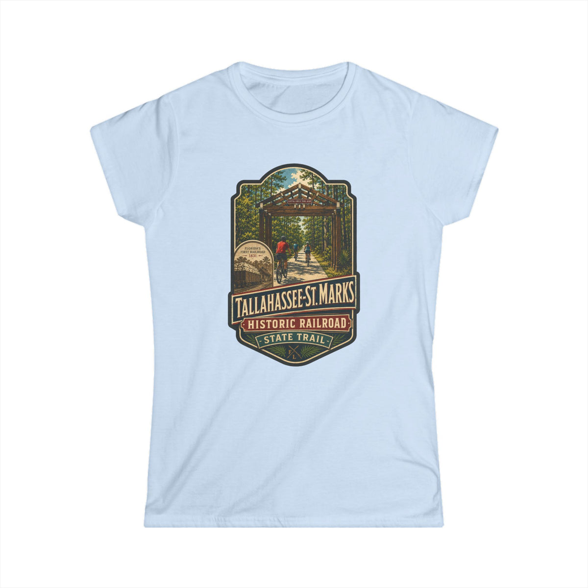 Tallahassee- St. Marks Trail- Vintage Tee