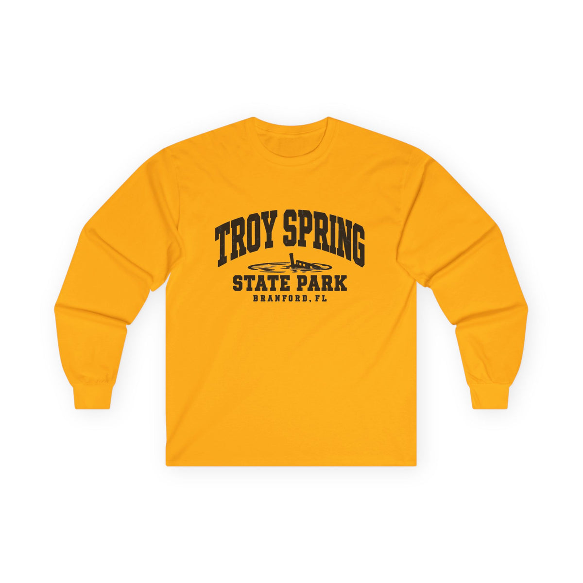 Troy Spring State Park Vintage Logo- Long Sleeve Tee