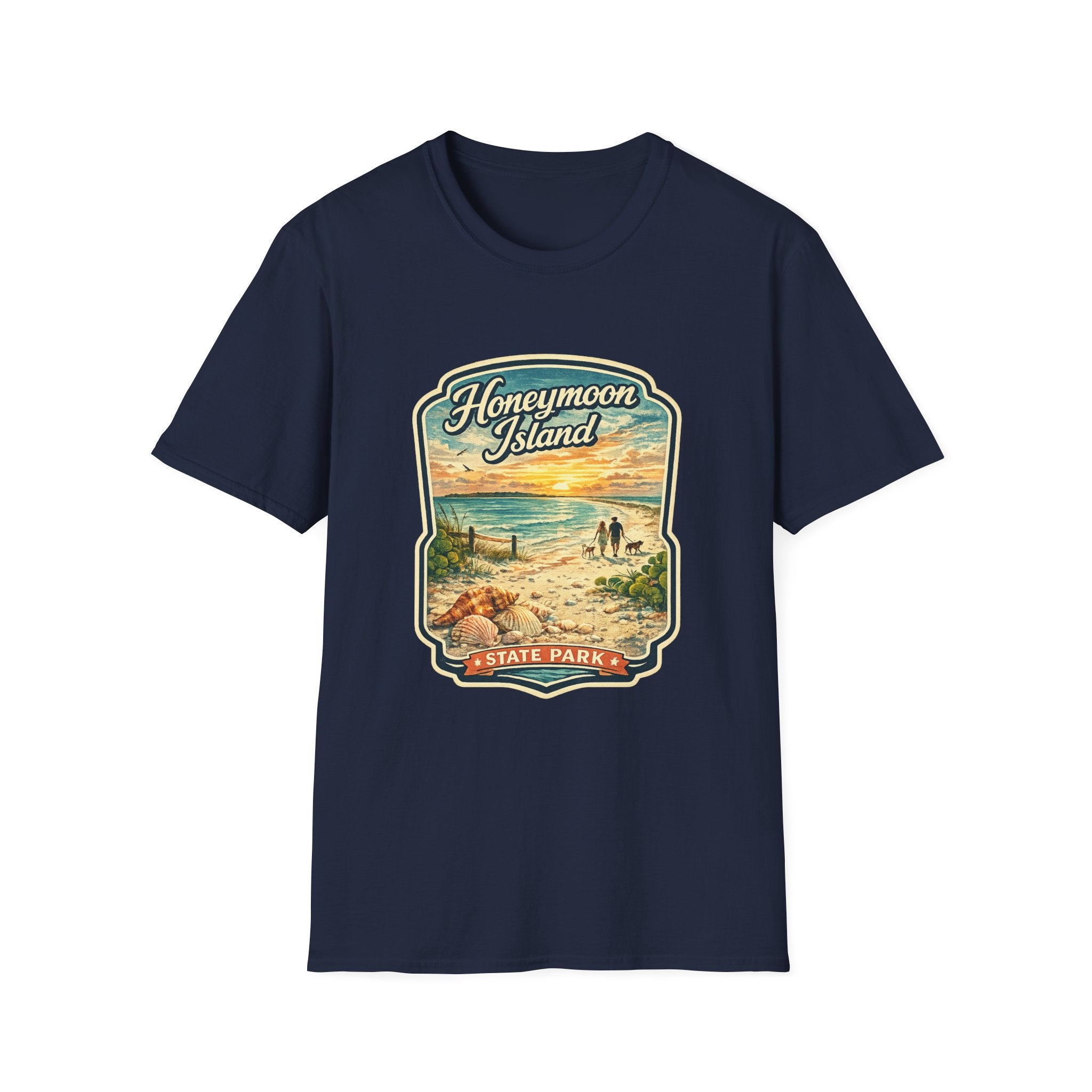 Honeymoon Island- Retro Tee