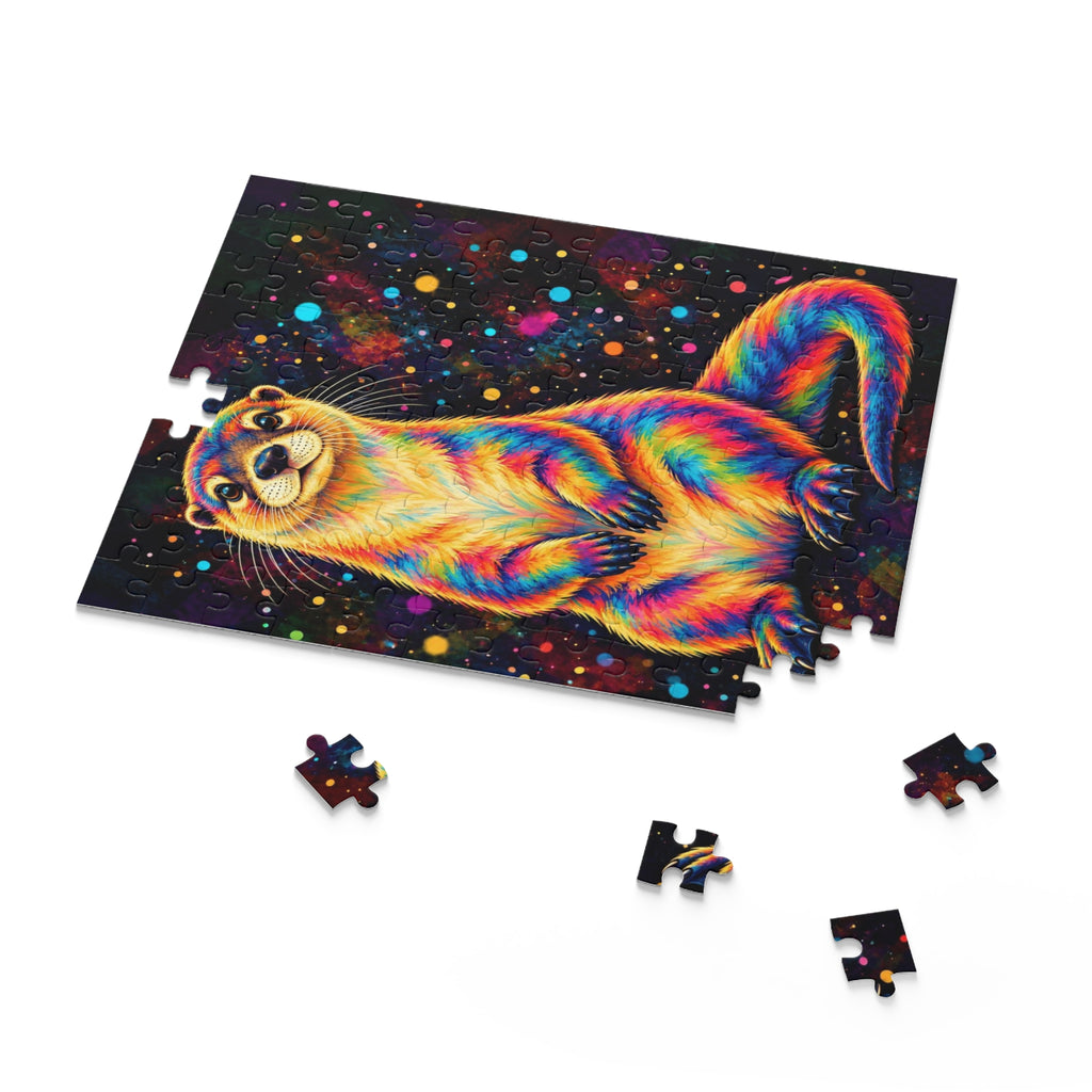 Rainbow River Otter Jigsaw Puzzle (120/252/500 pcs)