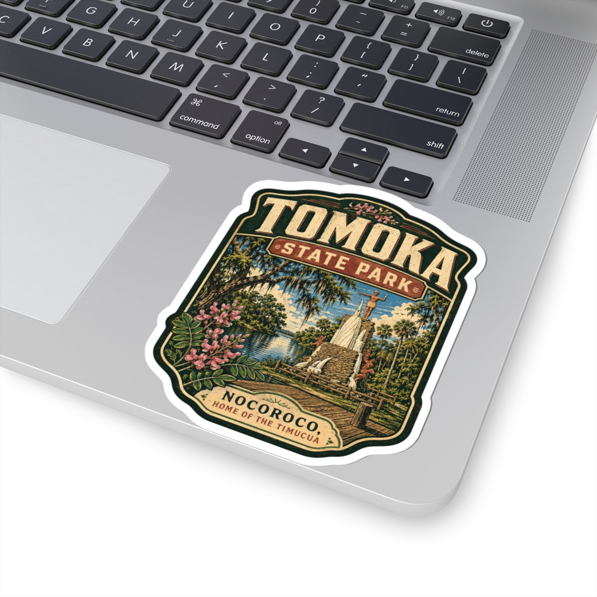 Tomoka State Park Sticker — Vintage Nocoroco Travel Decal