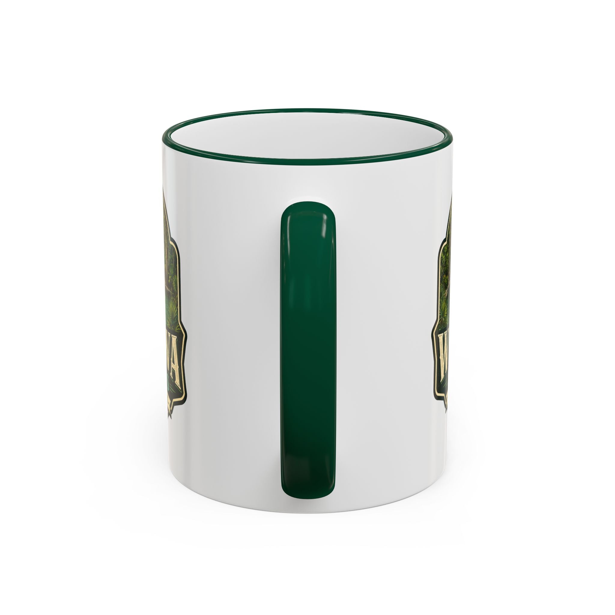 Wekiwa Springs Vintage Mug — Accent Rim & Handle 11oz/15oz