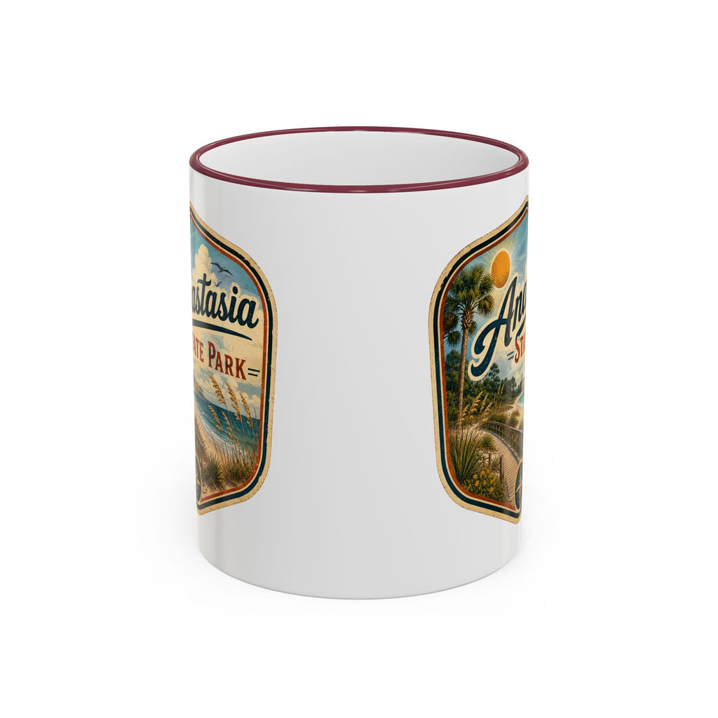 Anastasia Vintage Mug — Accent Rim & Handle 11oz/15oz