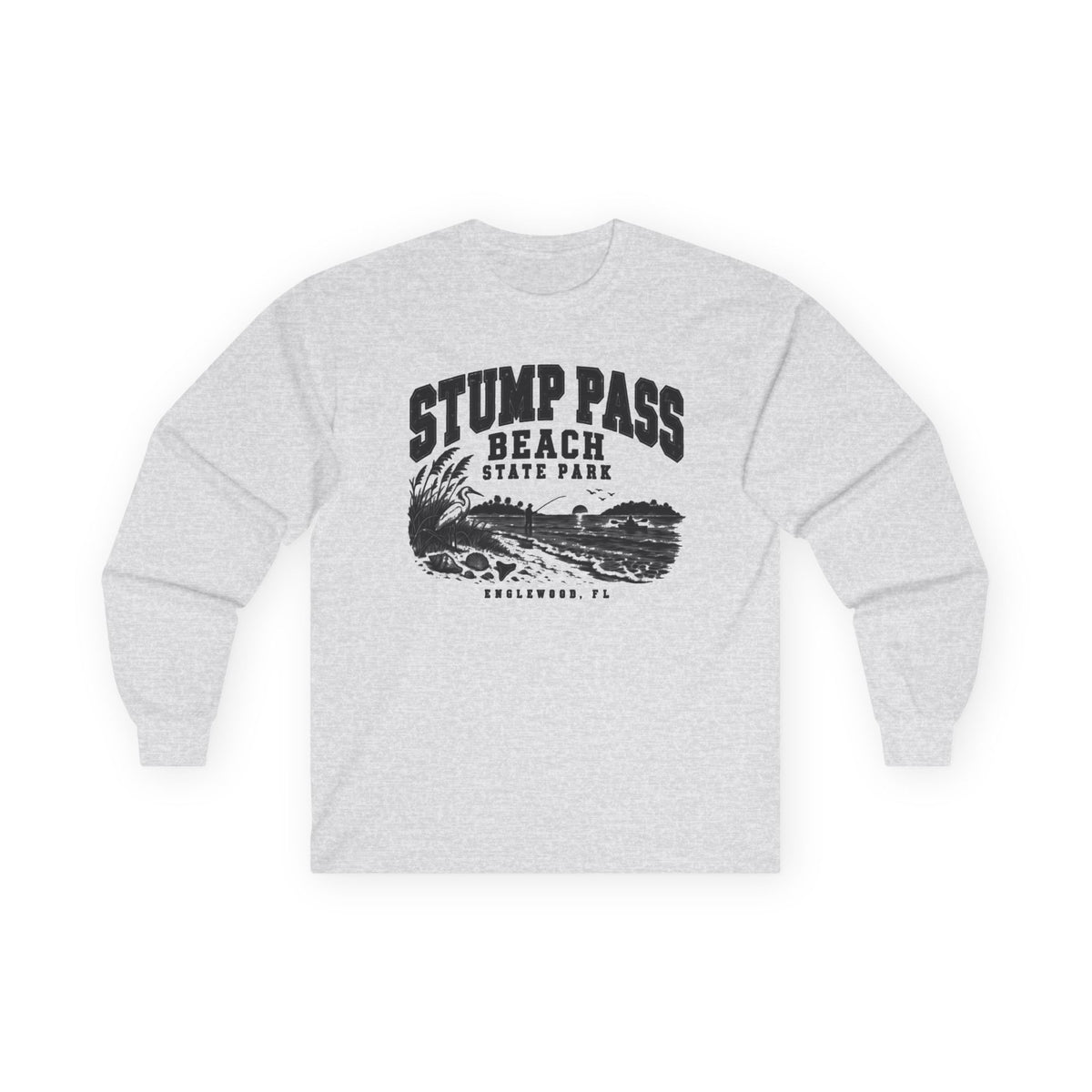 Stump Pass Beach State Park- Long Sleeve Tee