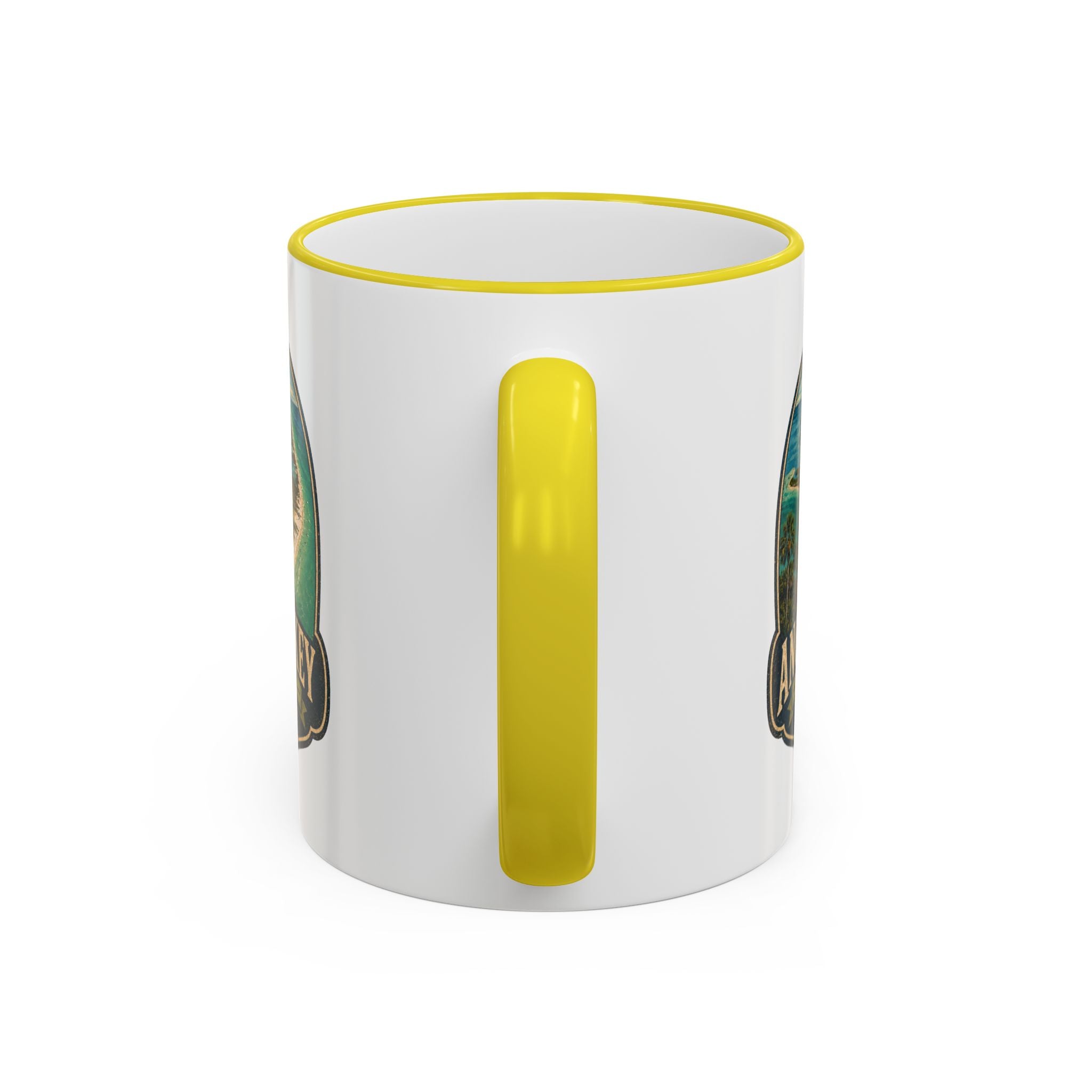 Anclote Key Vintage Mug — Accent Rim & Handle 11oz/15oz