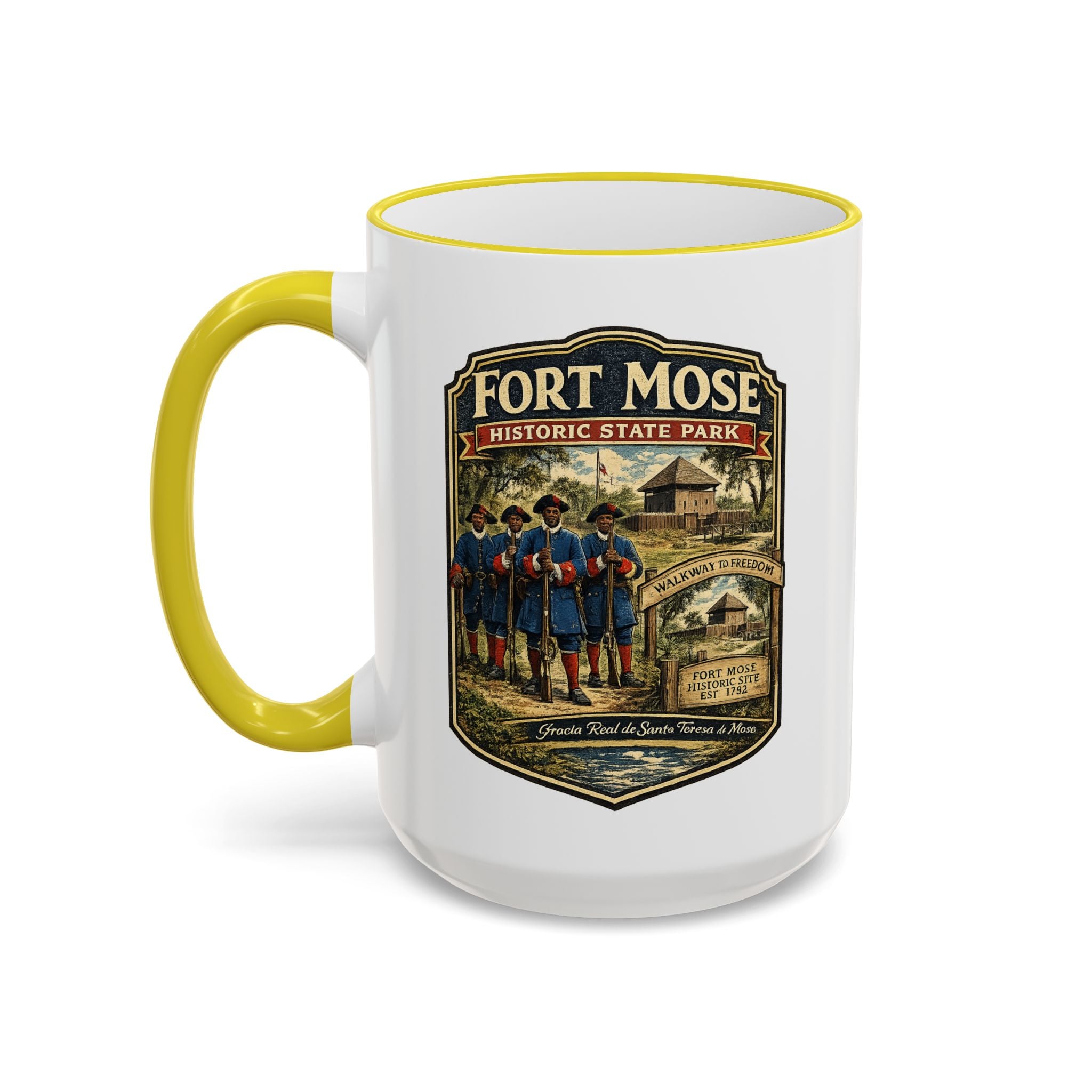 Fort Mose Accent Rim & Handle 11oz/15oz
