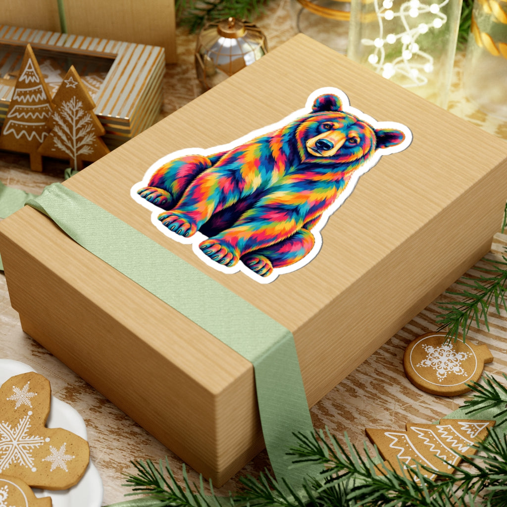 Rainbow Urban Bear Sticker