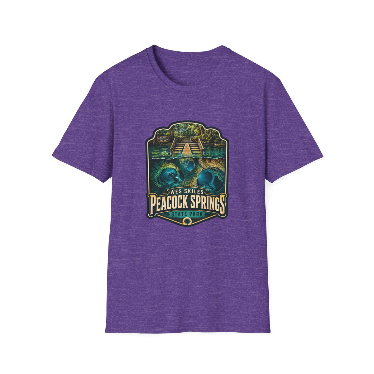 Peacock Springs — Retro Tee