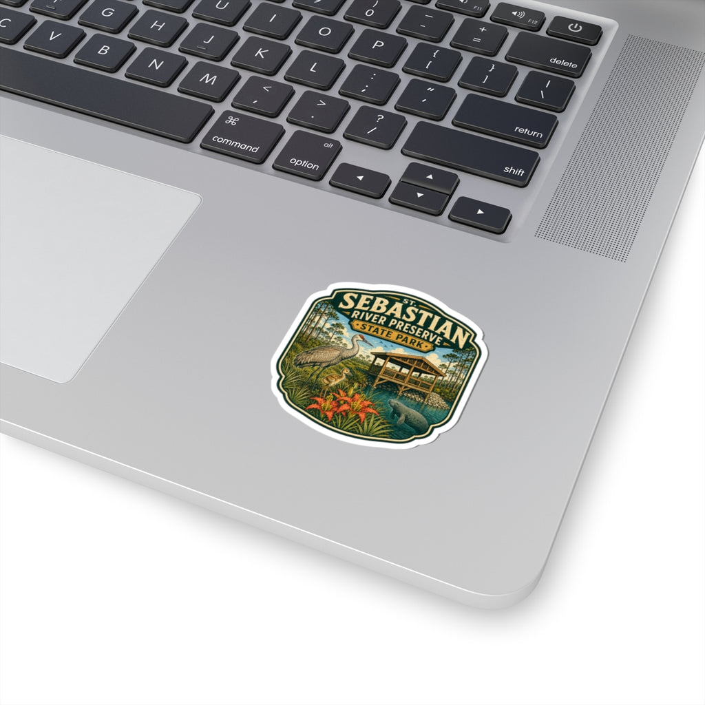 Sebastian River Preserve State Park Sticker — Wildlife Scenic Kiss-Cut Sticker