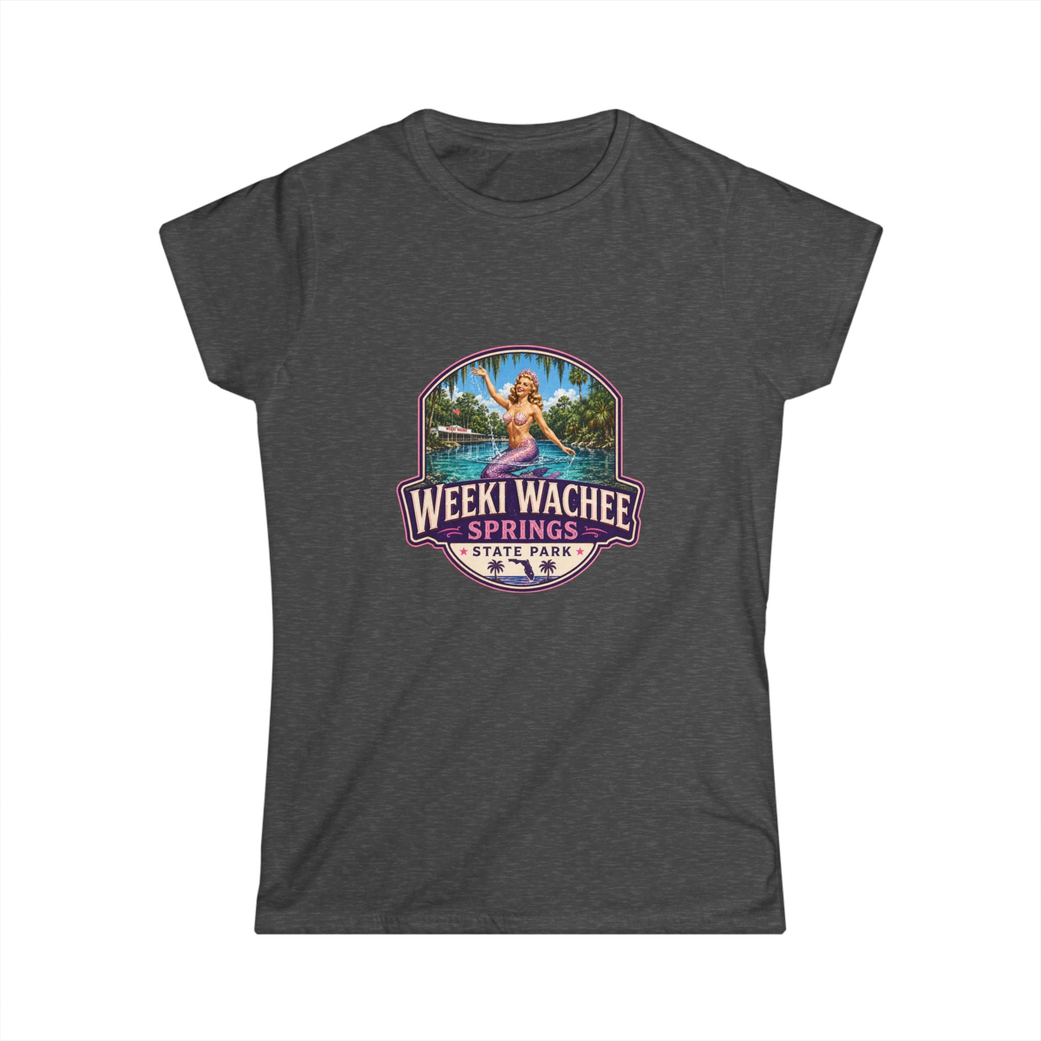 Weeki Wachee Springs- Vintage Tee Pink