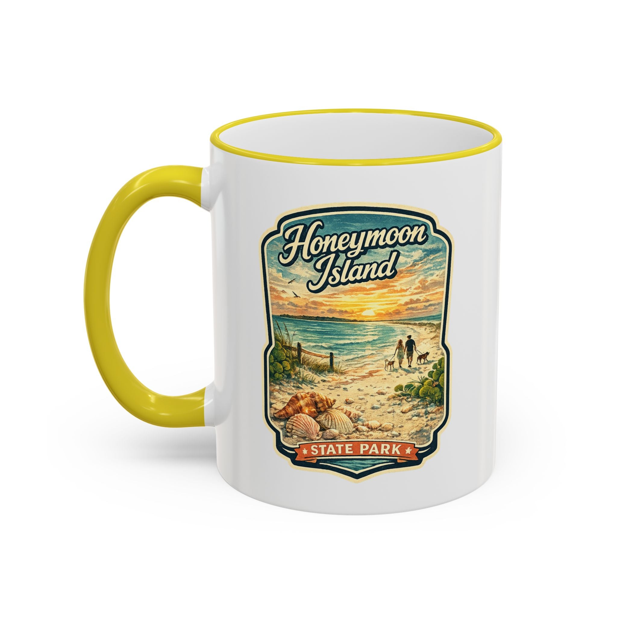 Honeymoon Island Accent Rim & Handle 11oz/15oz