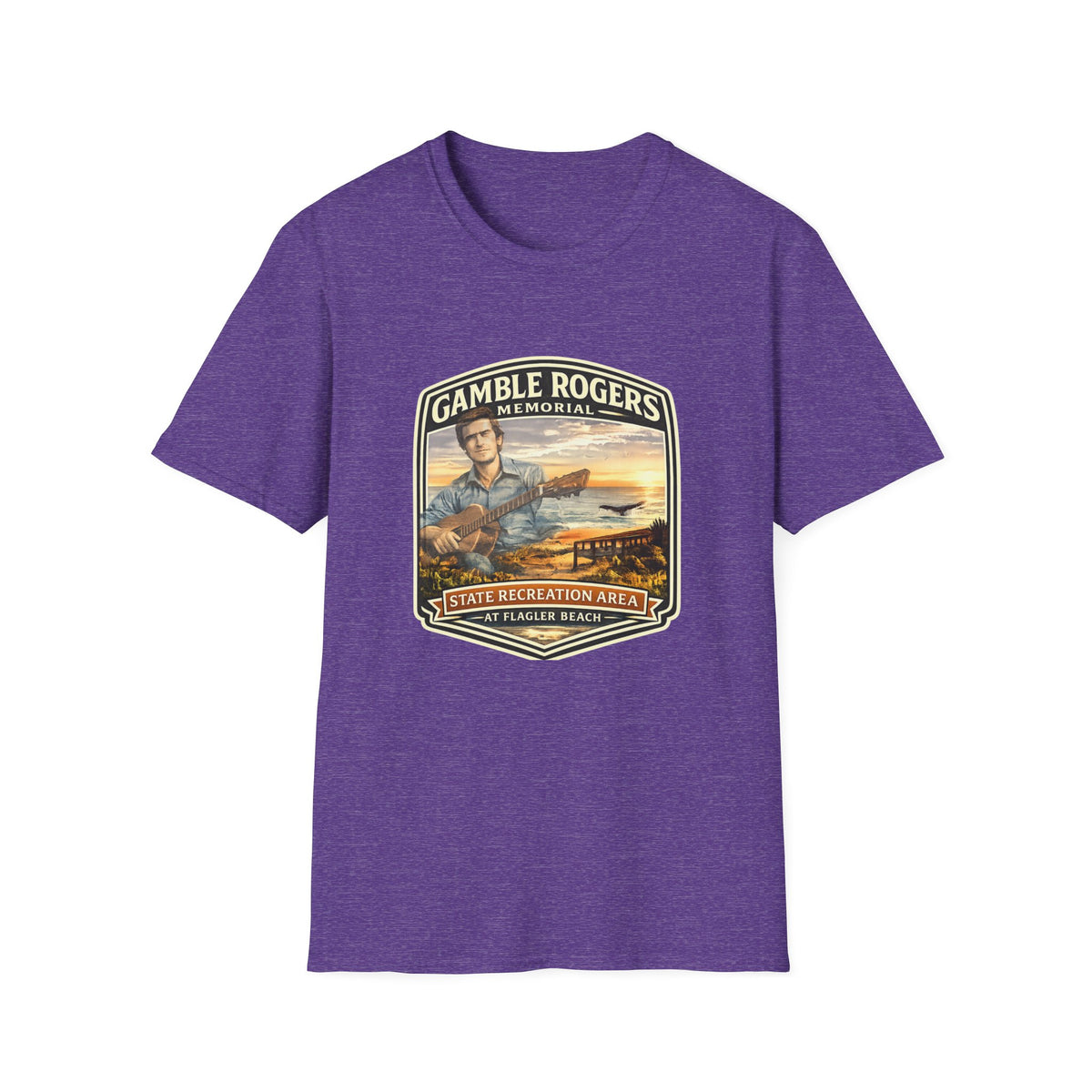 Gamble Rogers — Retro Tee
