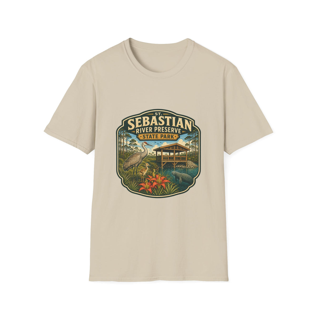 St. Sebastian River — Retro Tee