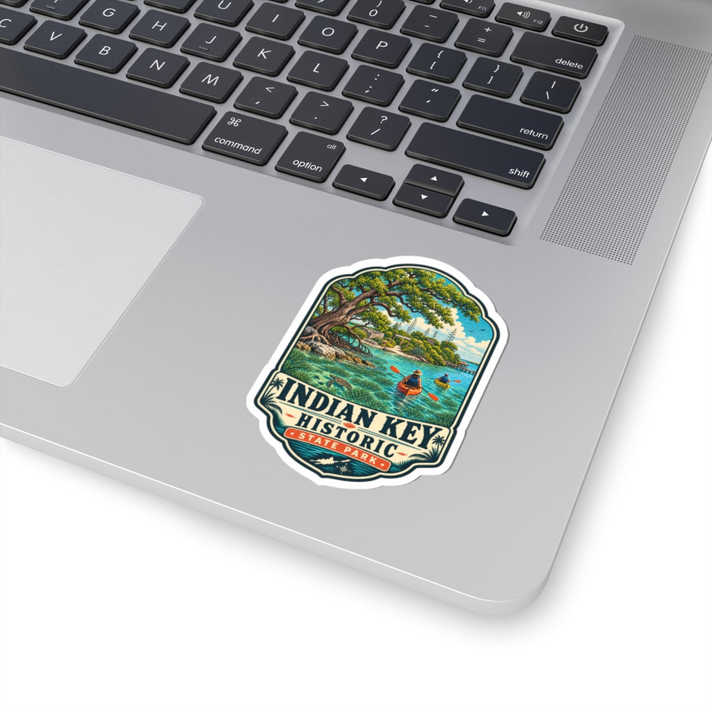 Indian Key Historic State Park Sticker – Scenic Kayak Vintage Travel Decal