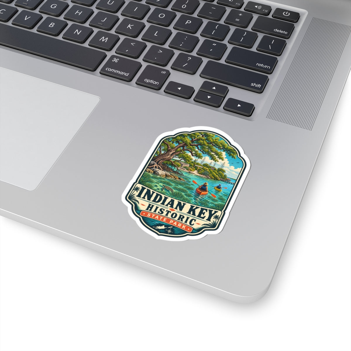 Indian Key Historic State Park Sticker – Scenic Kayak Vintage Travel Decal