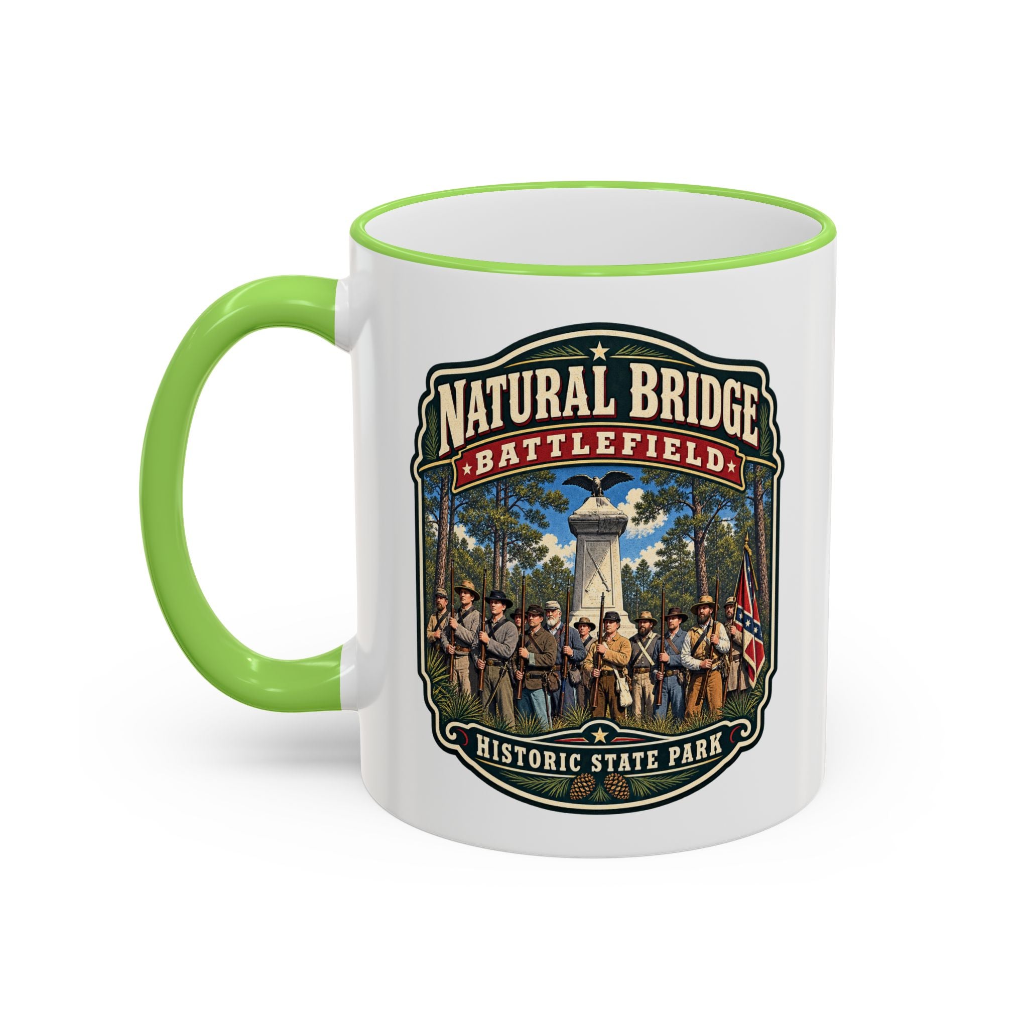 Natural Bridge Accent Rim & Handle 11oz/15oz