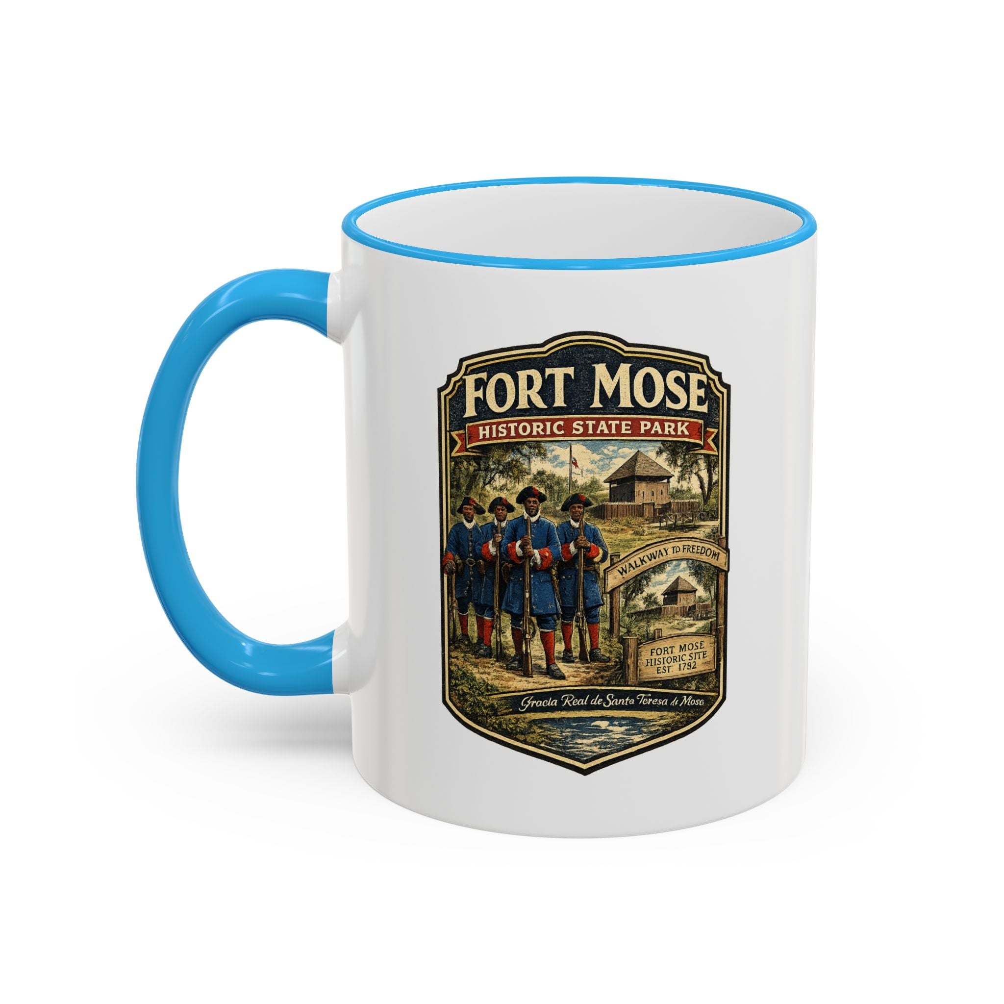 Fort Mose Accent Rim & Handle 11oz/15oz