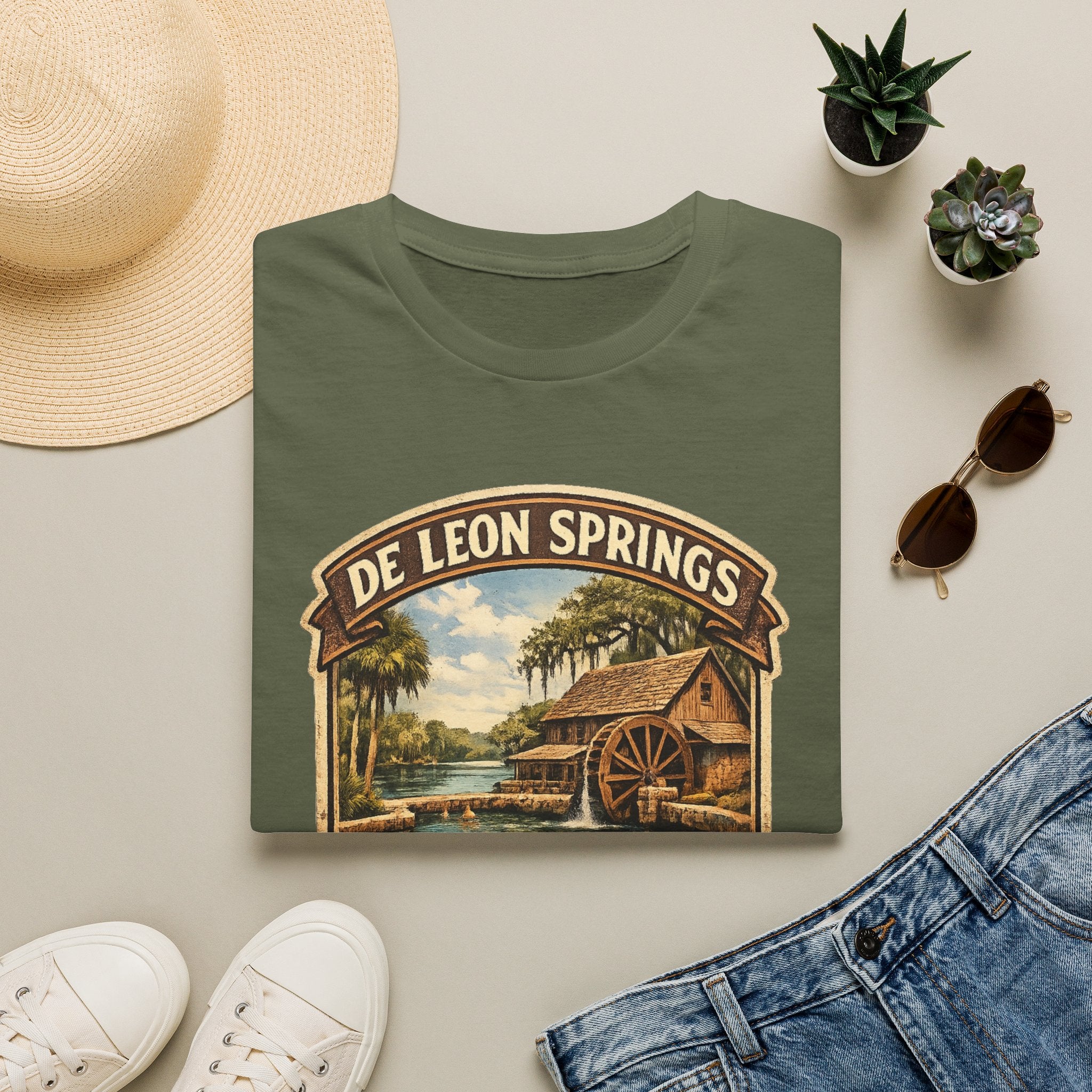 De Leon Springs- Retro Tee