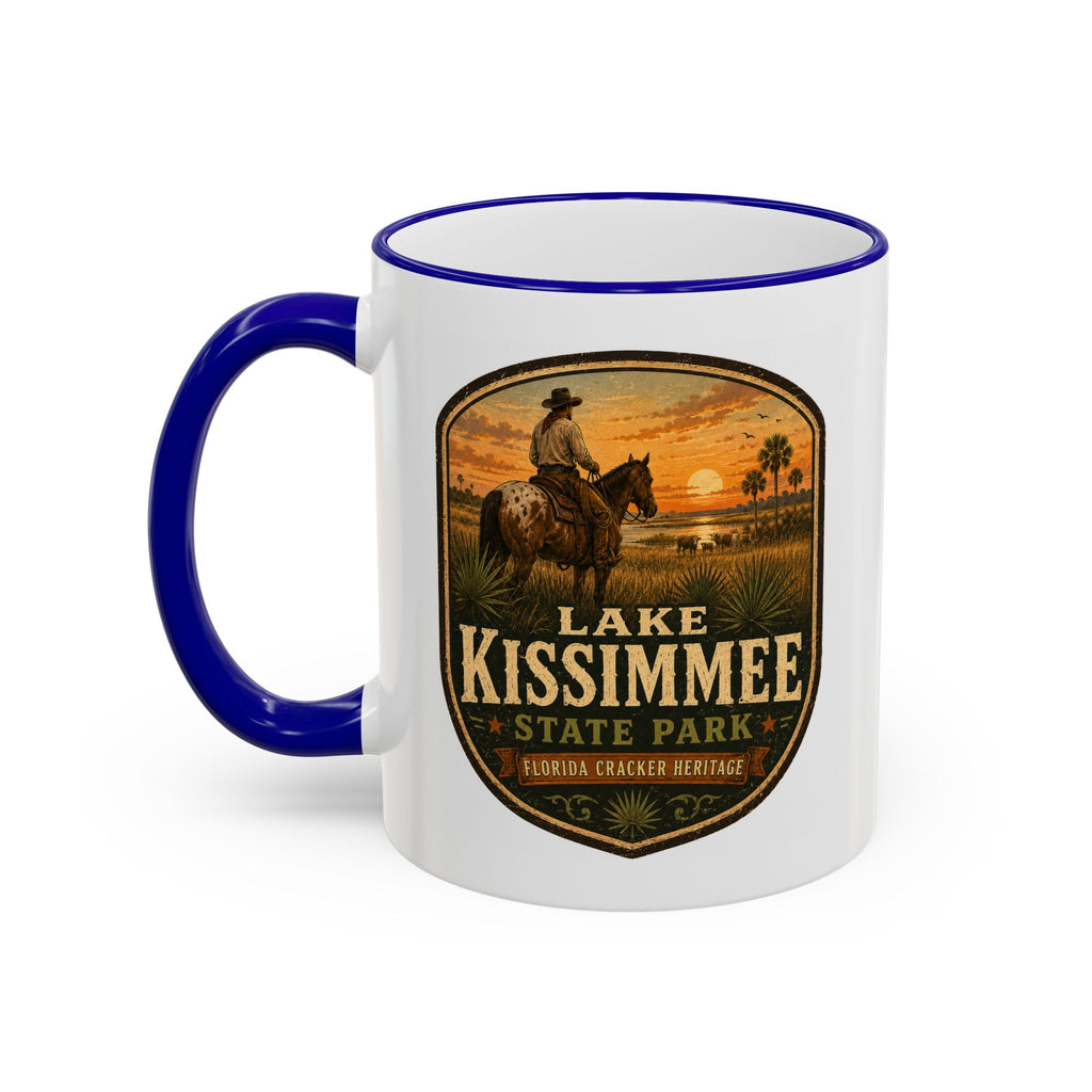 Lake Kissimmee Sunset Mug — Accent Rim & Handle 11oz/15oz