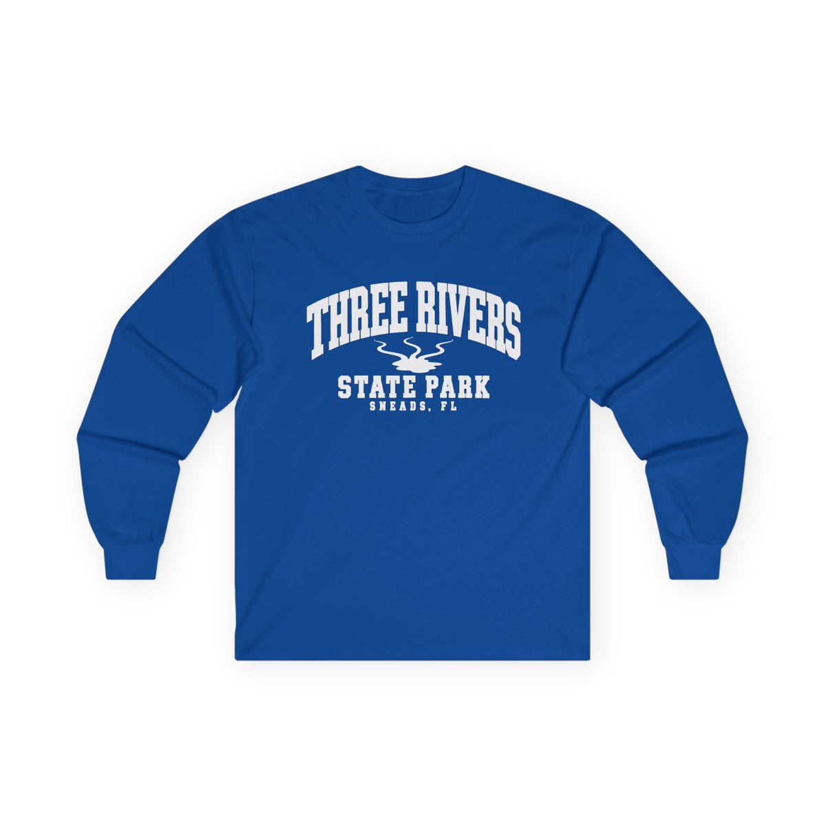 Three Rivers Park Emblem Sneads Florida- Long Sleeve Tee