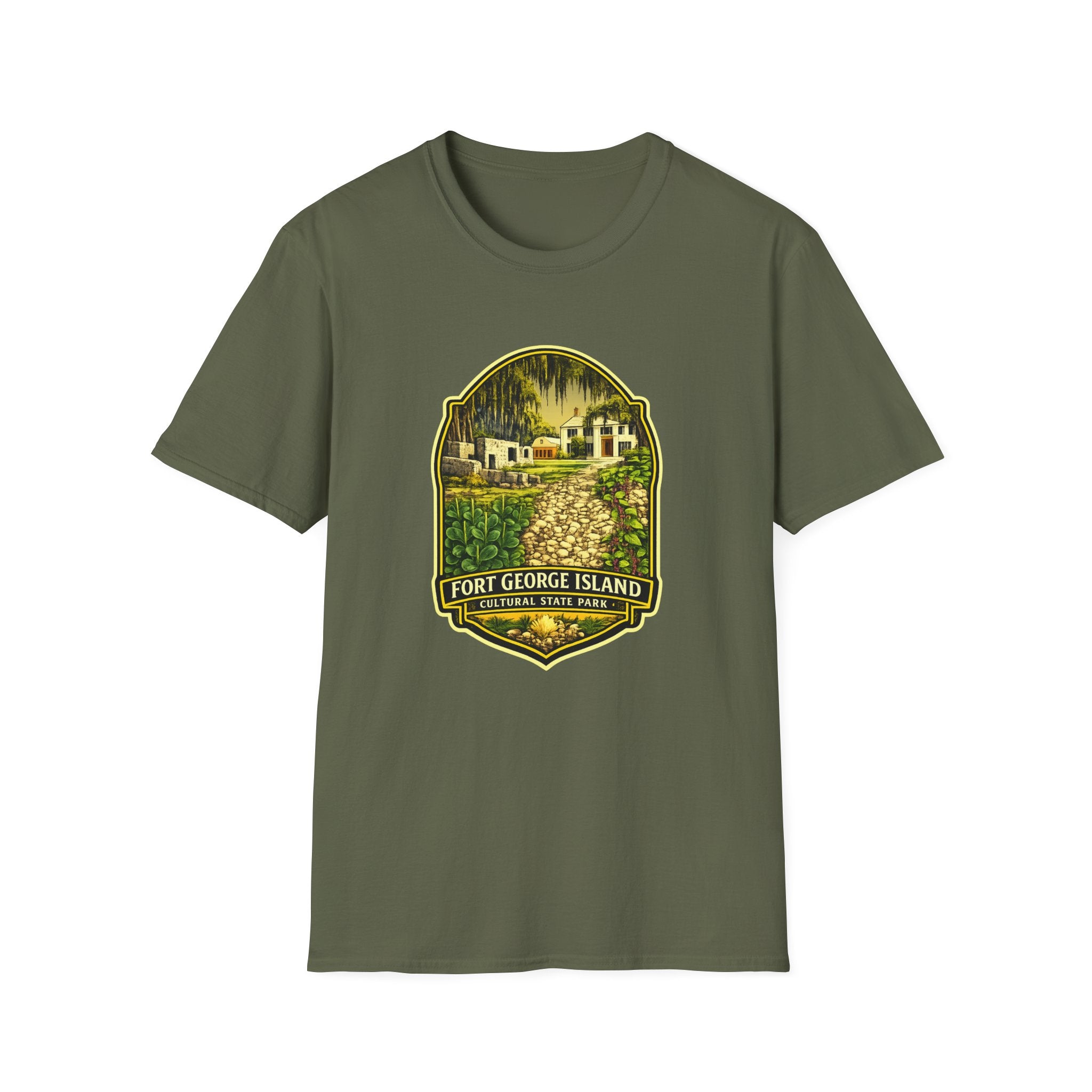 Fort George Island- Retro Tee