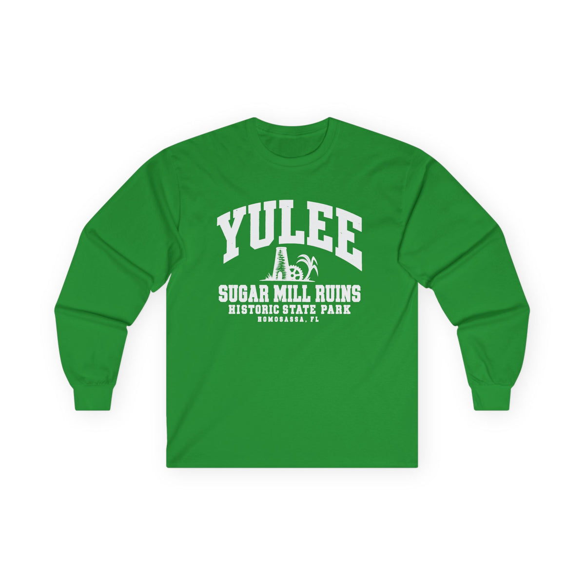 Yulee Sugar Mill Ruins Historic State Park Logo- Long Sleeve Tee