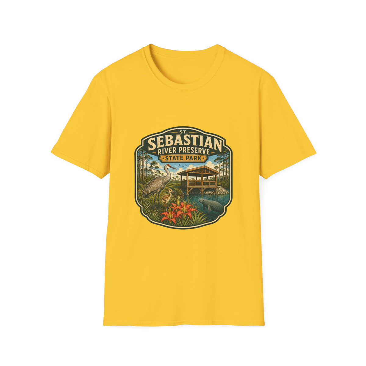 St. Sebastian River — Retro Tee