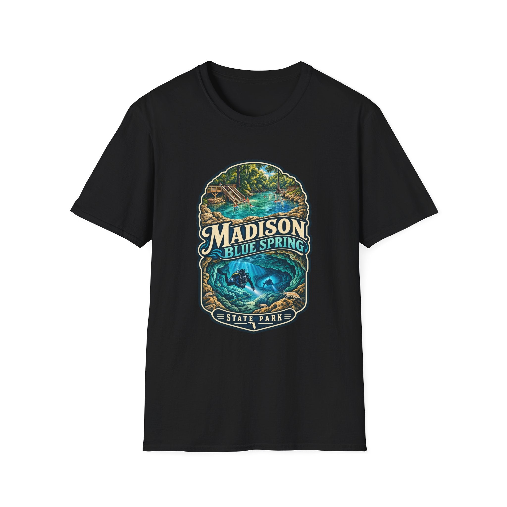 Madison Blue Spring- Retro Tee