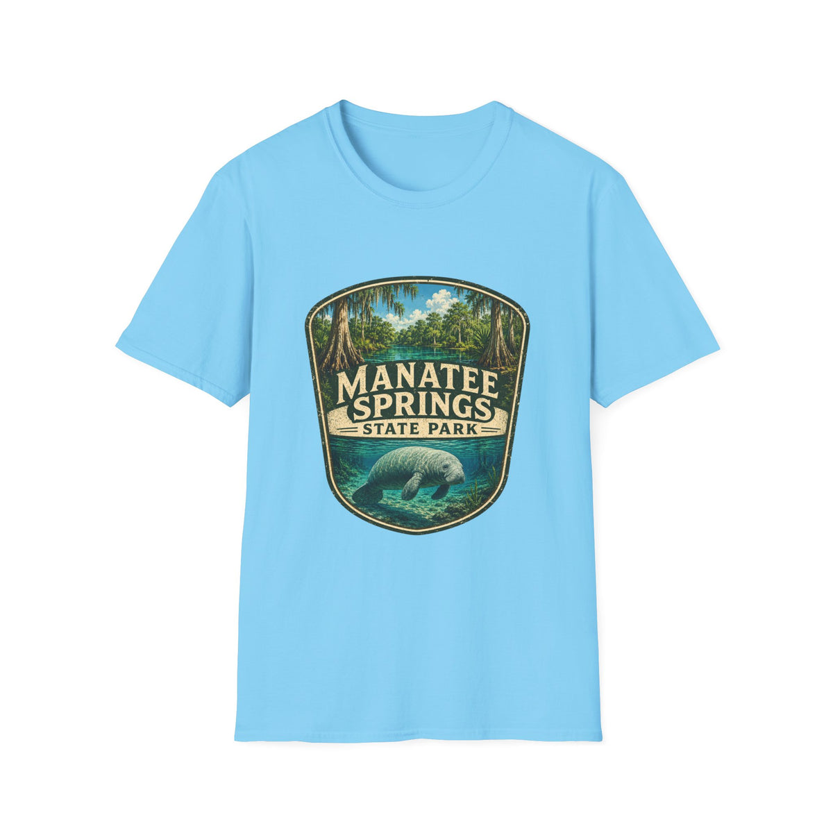 Manatee Springs State Park T-Shirt — Vintage Park Badge Tee