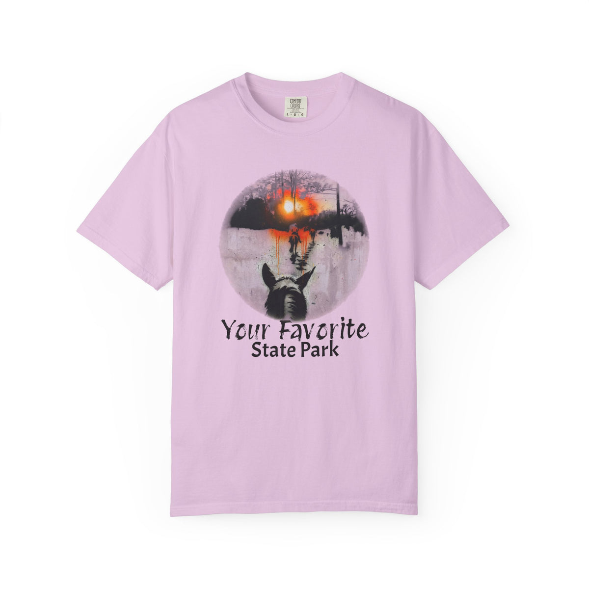 CUSTOMIZABLE Graffiti Sunset Trail Ride T-shirt