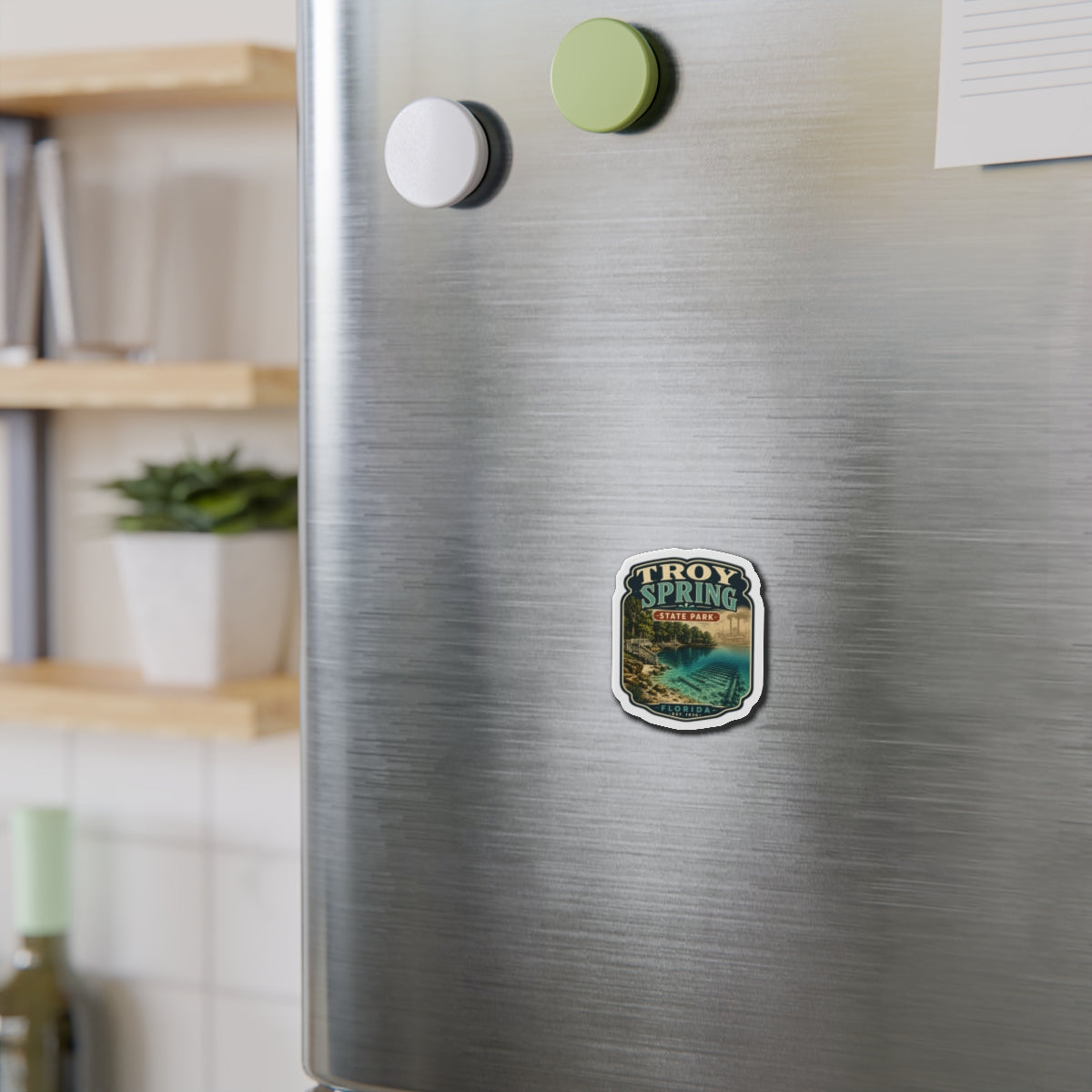 Troy Spring- Die-Cut Magnet
