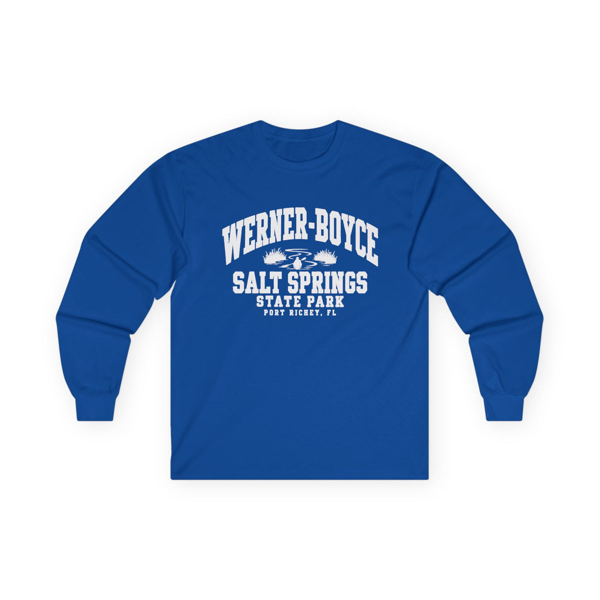 Werner-Boyce Salt Springs State Park Logo- Long Sleeve Tee