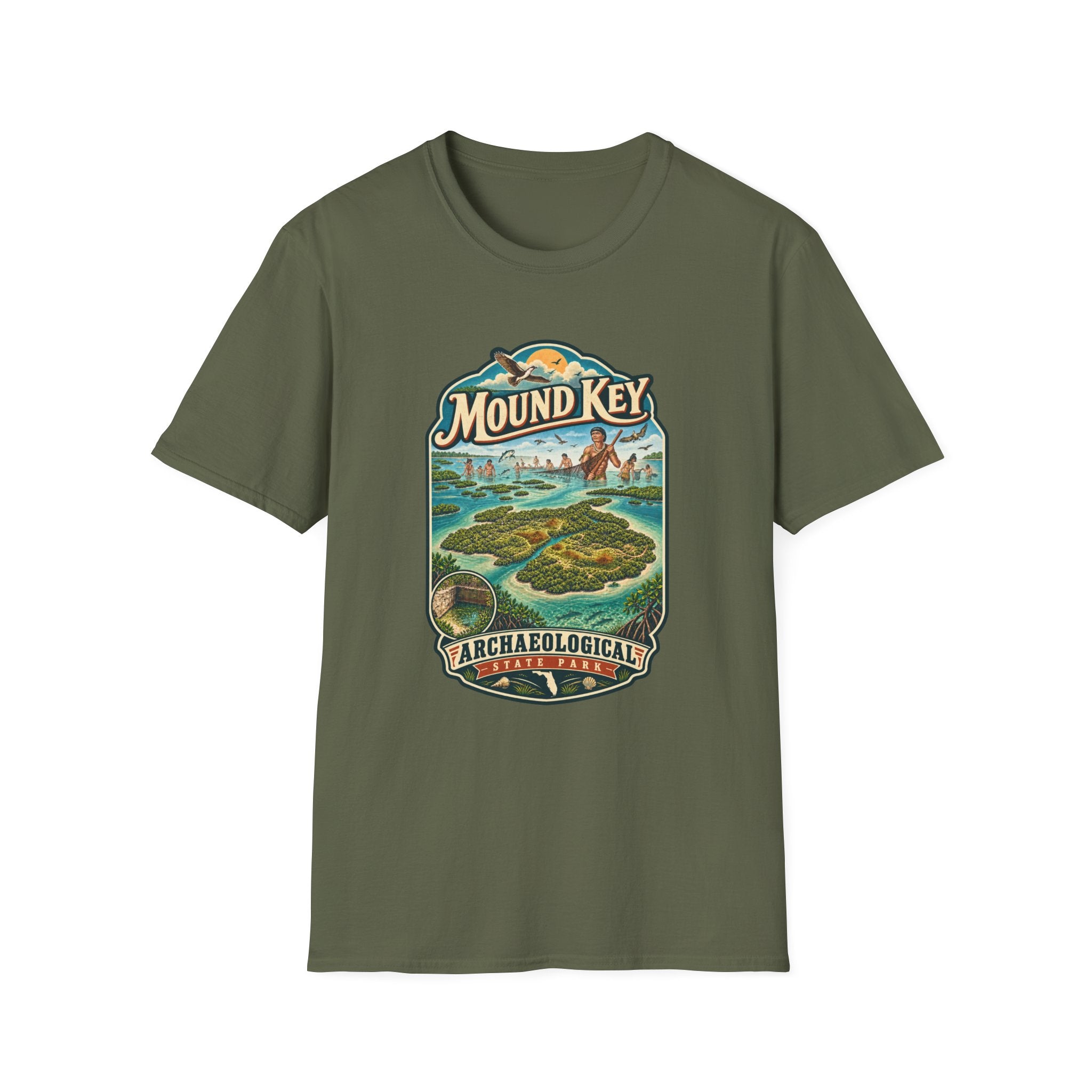 Mound Key- Retro Tee