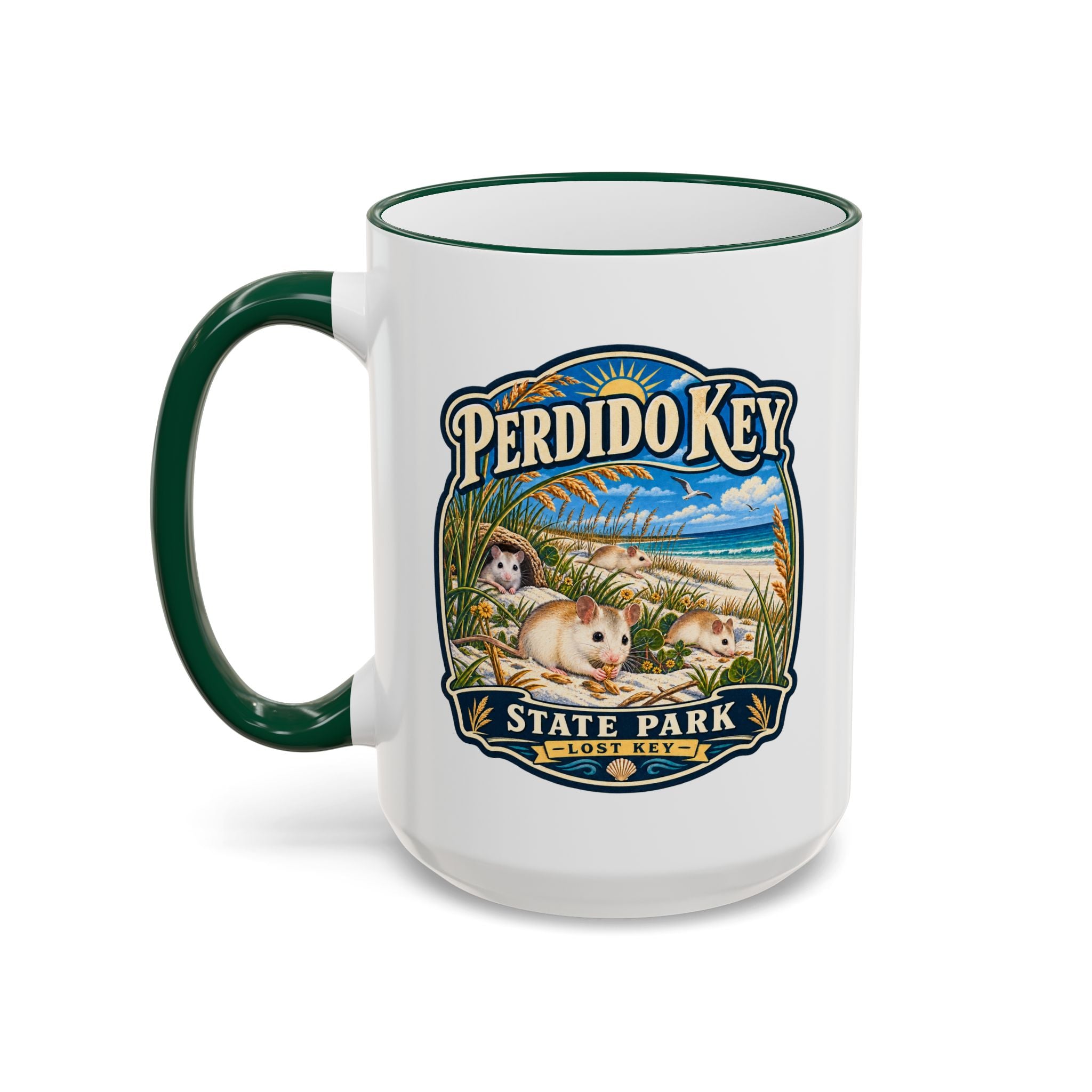 Perdido Key Accent Rim & Handle 11oz/15oz
