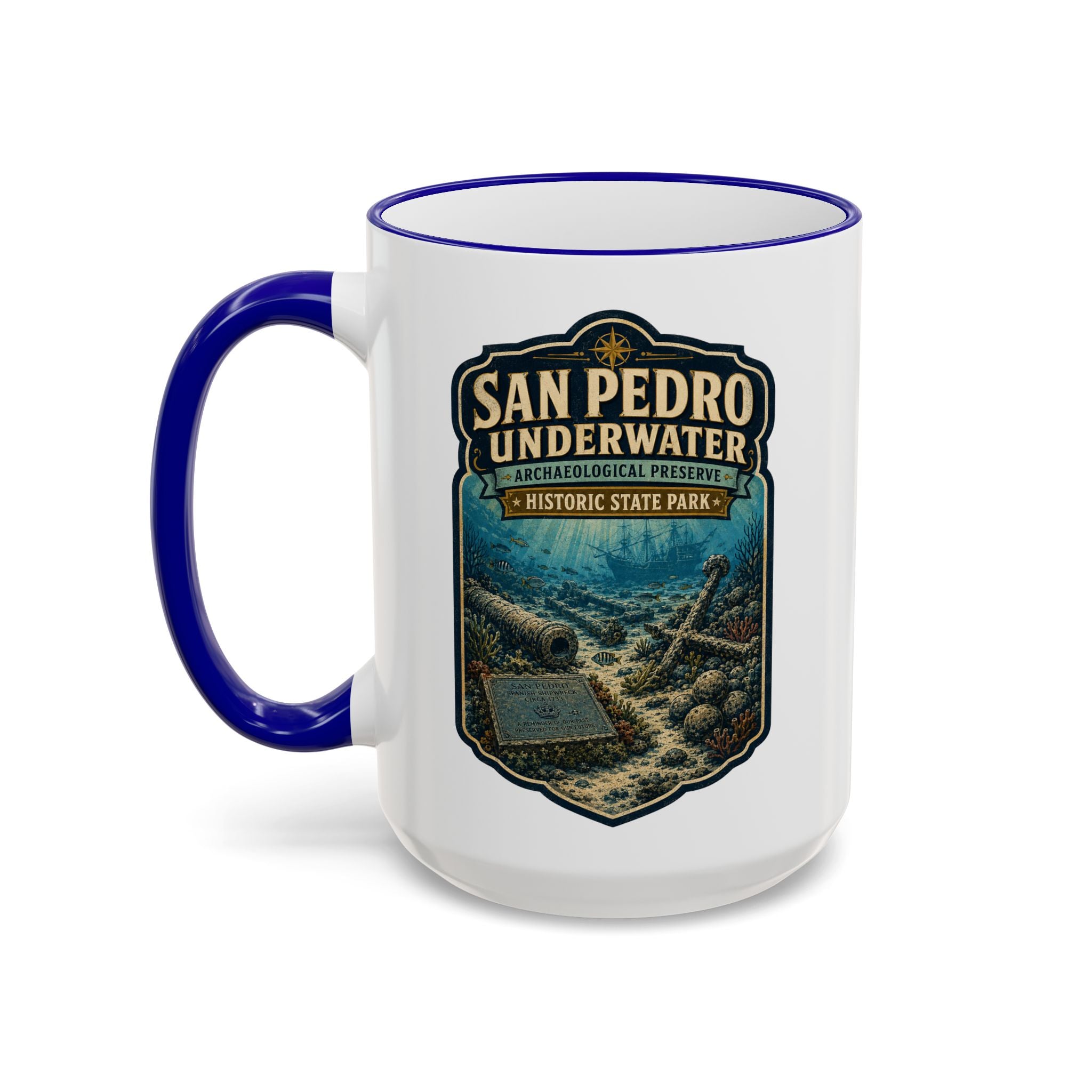 San Pedro Accent Rim & Handle 11oz/15oz