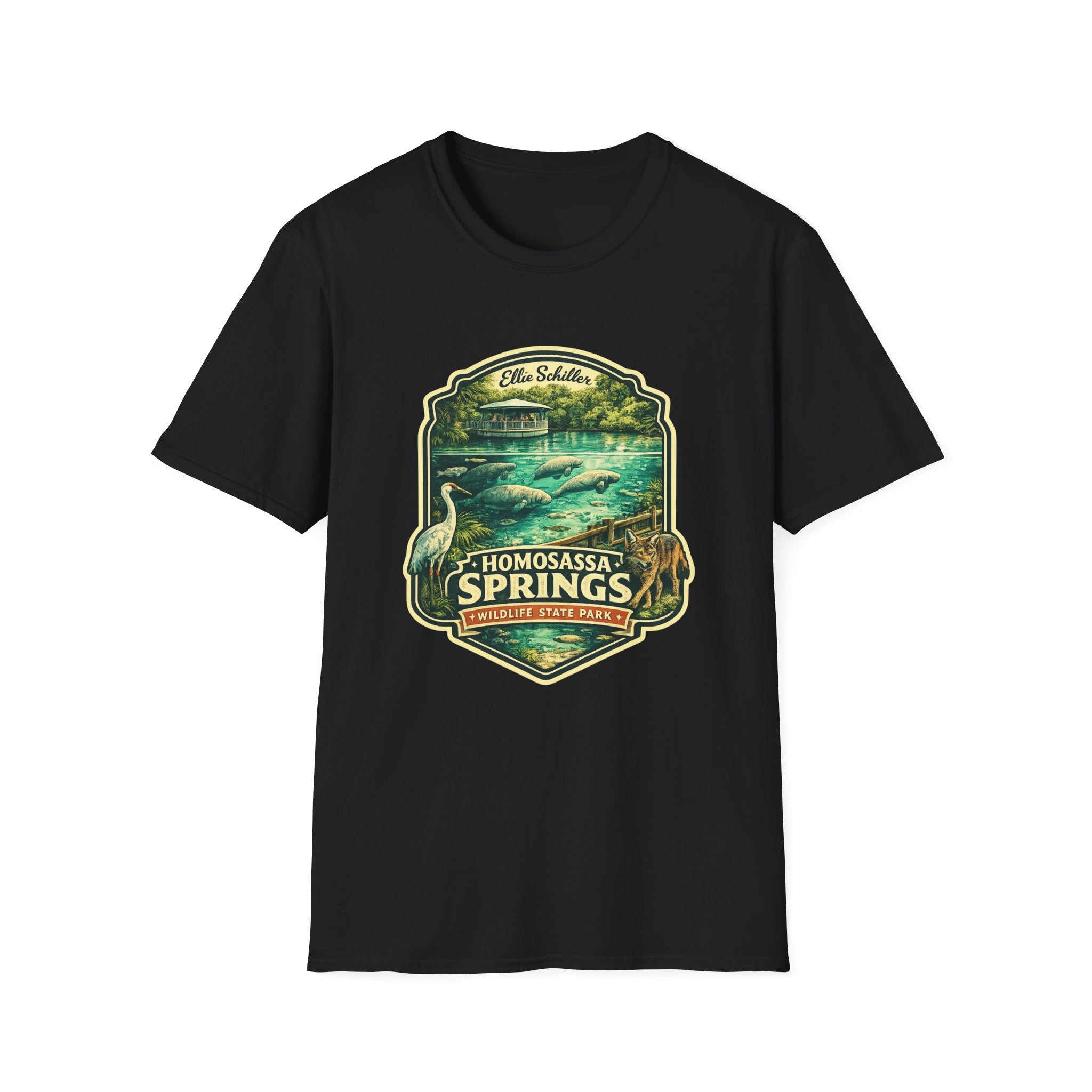 Homosassa Springs- Retro Tee