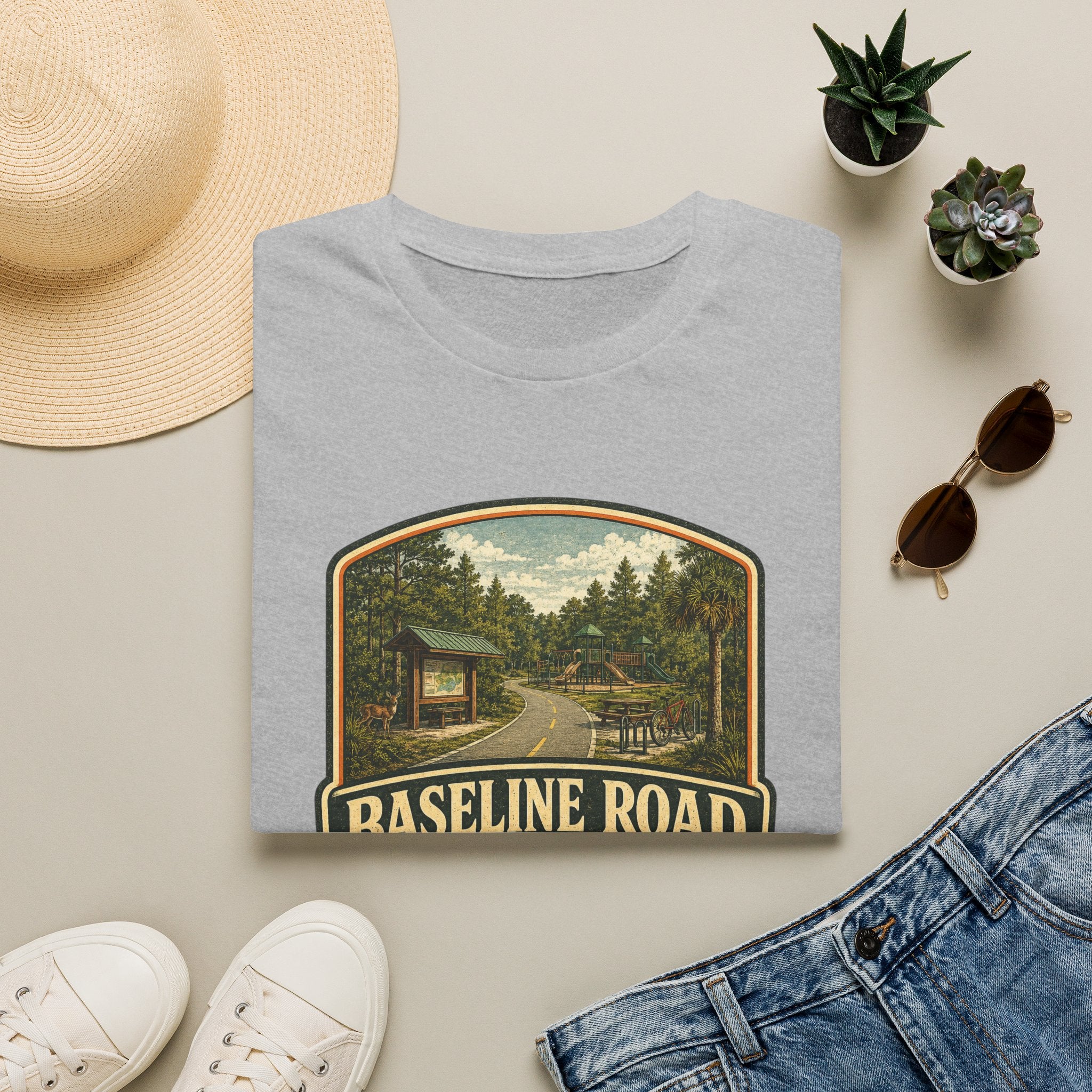 Baseline Road - Retro Tee