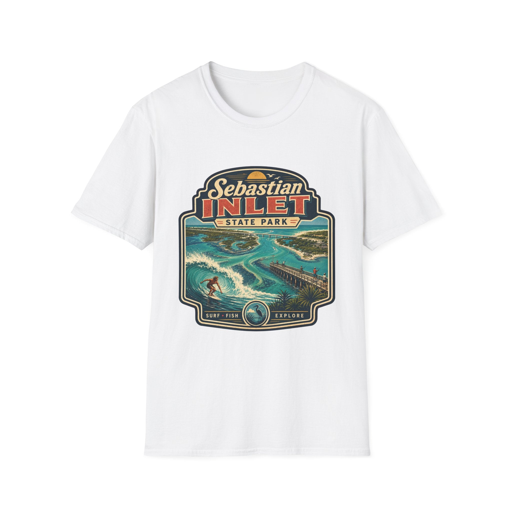 Sebastian Inlet - Retro Tee