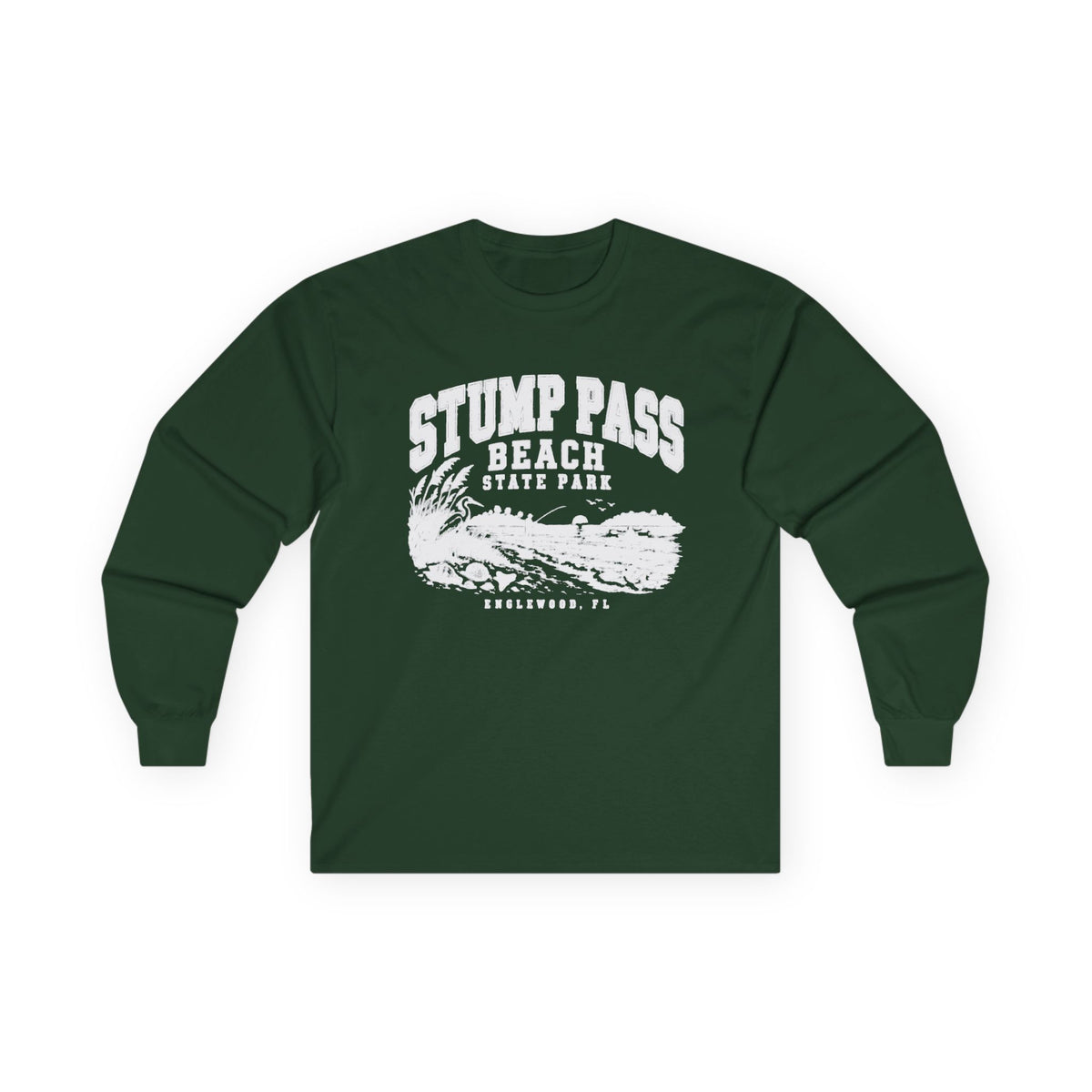 Vintage Stump Pass Beach- Long Sleeve Tee