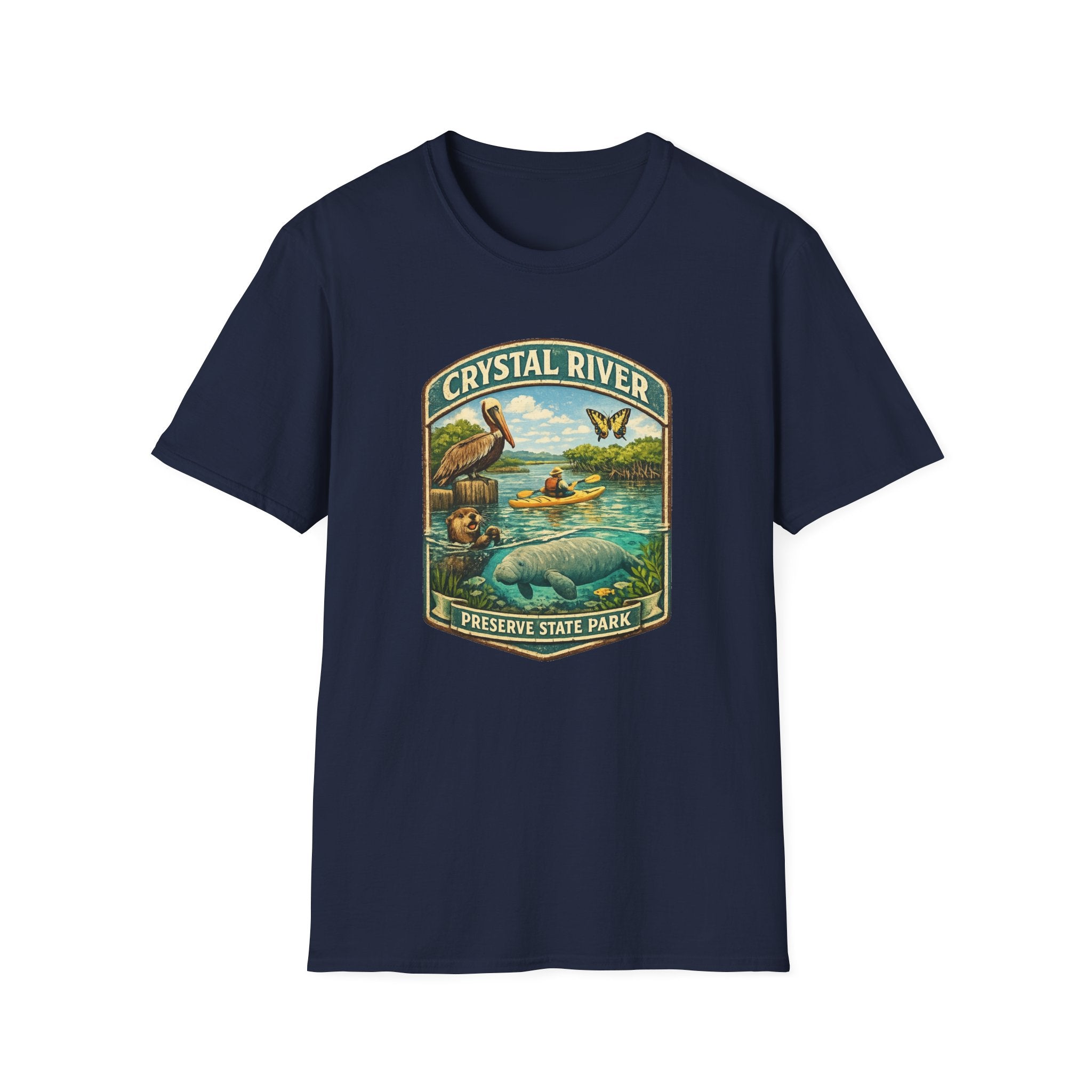 Crystal River Preserve- Retro Tee